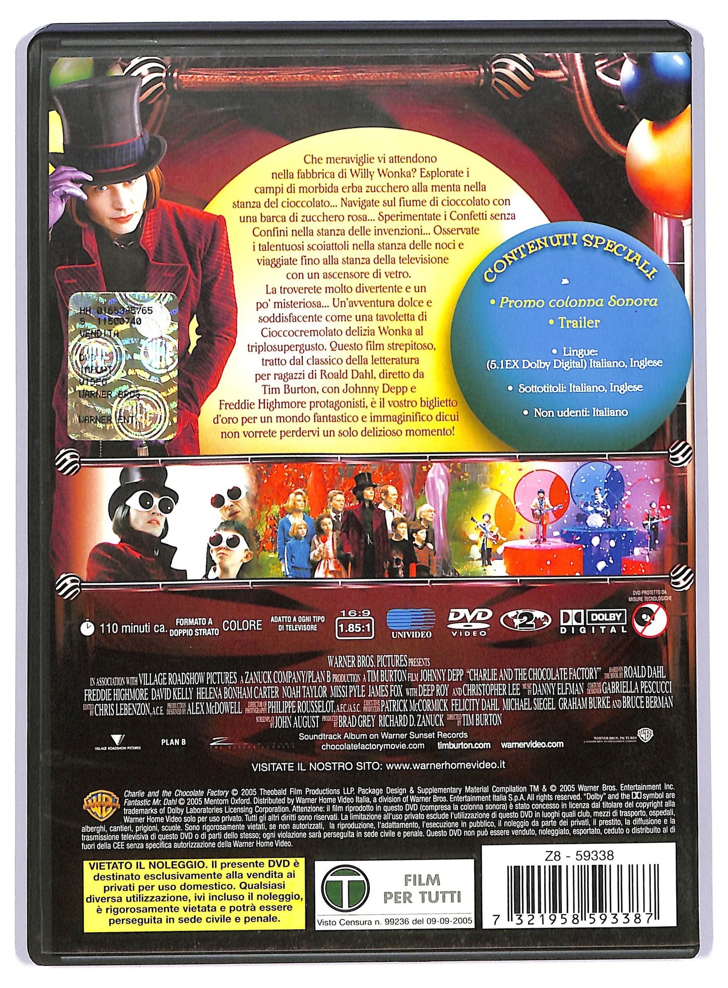 EBOND La Fabbrica Di Cioccolato DVD Ex Noleggio D736455