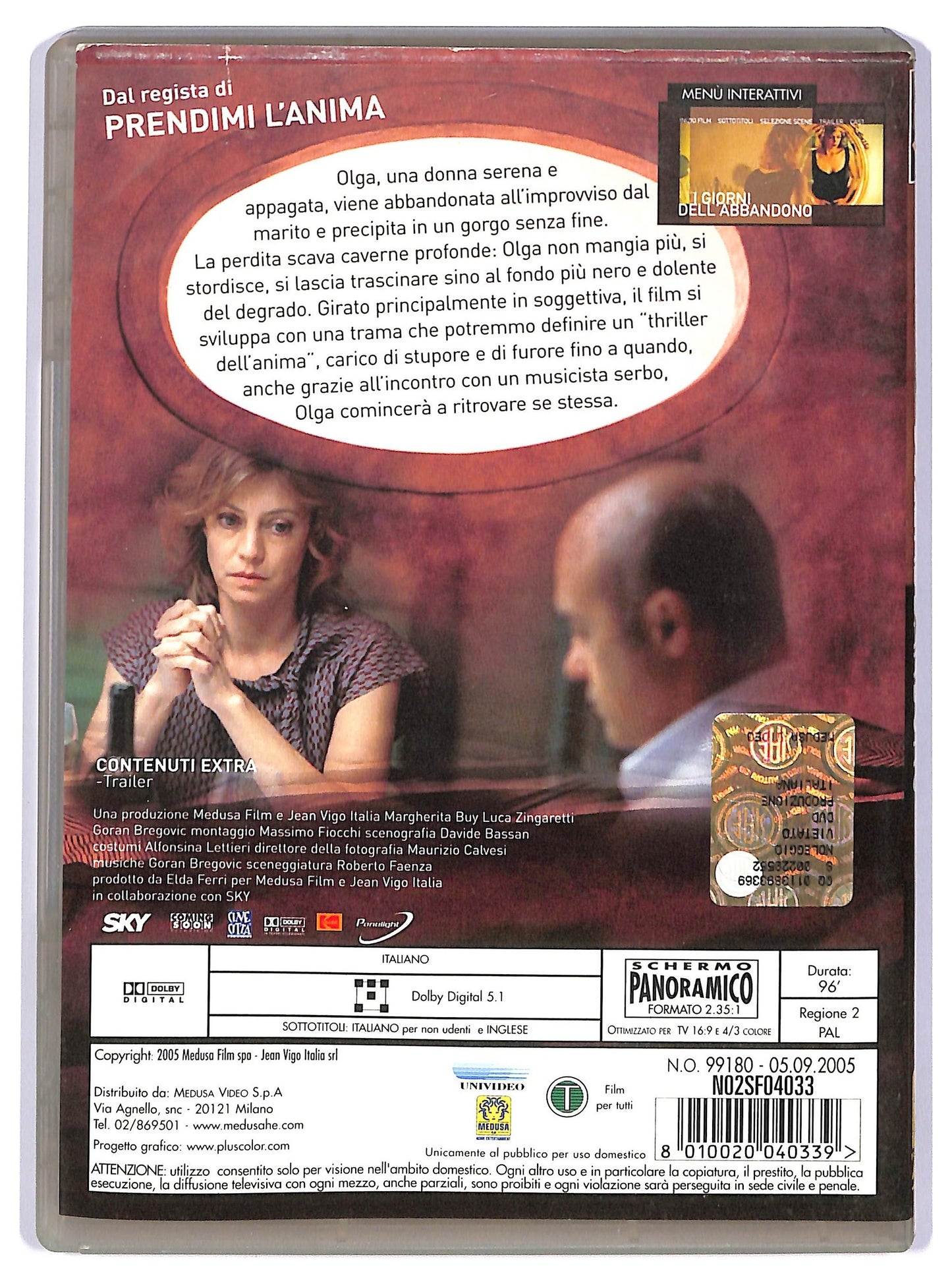 EBOND i giorni dell'abbandono Noleggio DVD D736462