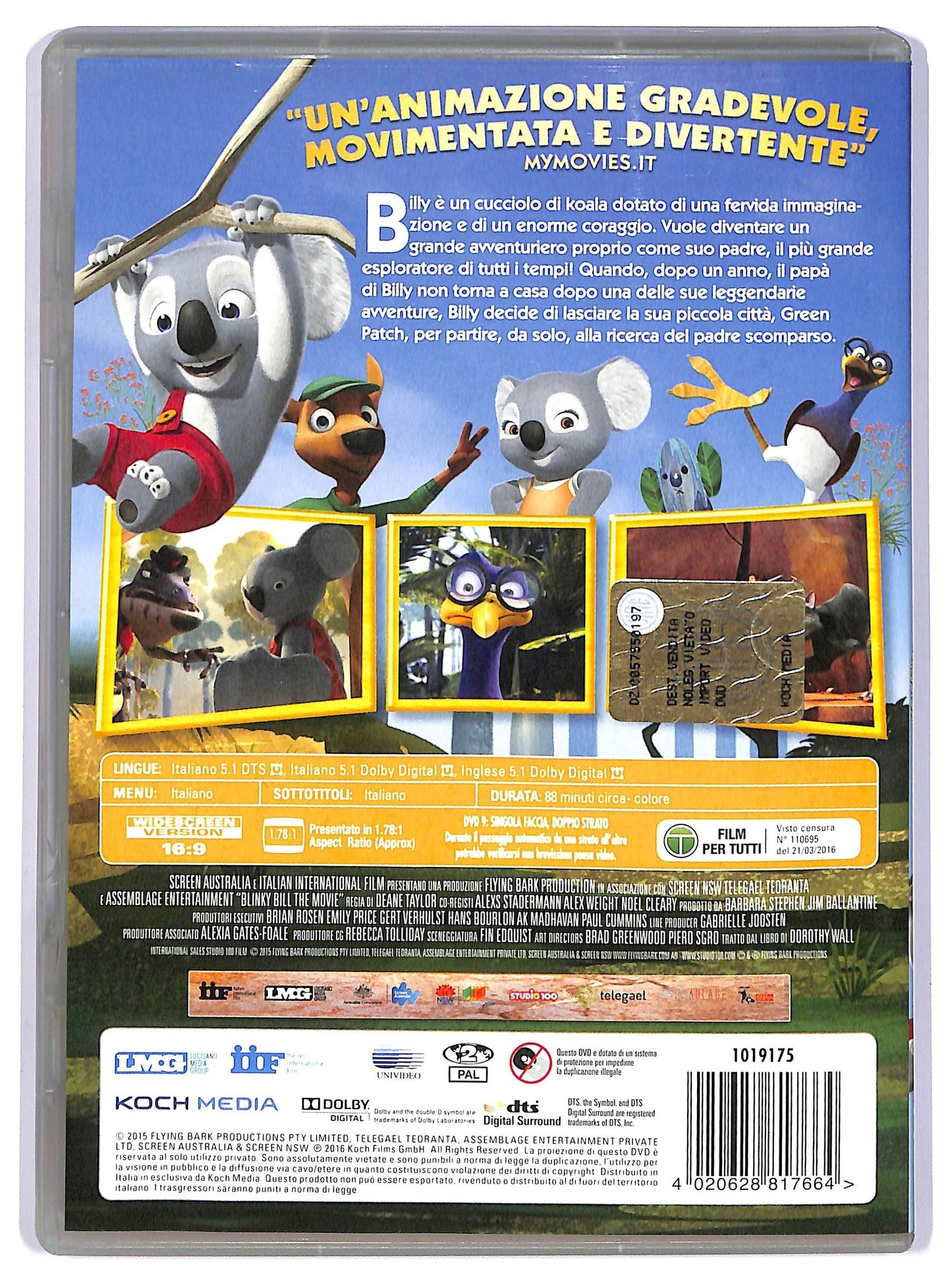 EBOND Billy il koala - The adventures of Blinky Bill DVD D736521