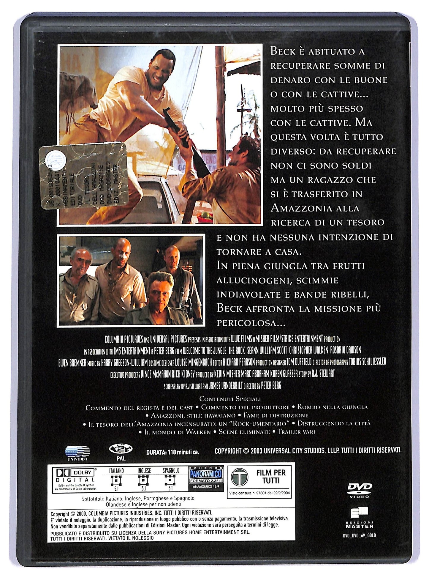 EBOND Il tesoro dell'Amazzonia EDITORIALE DVD D736524