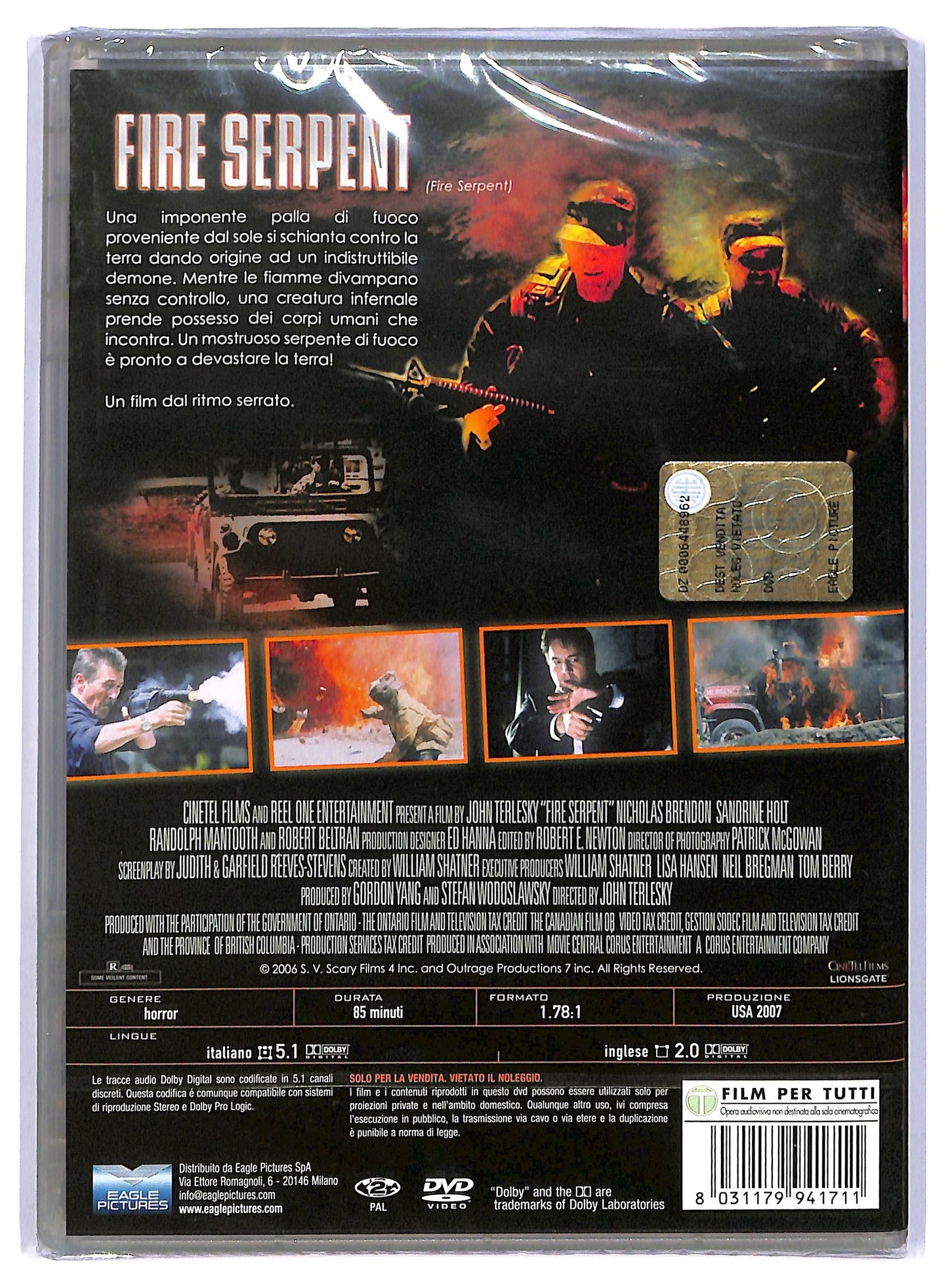 EBOND fire serpent DVD D736703