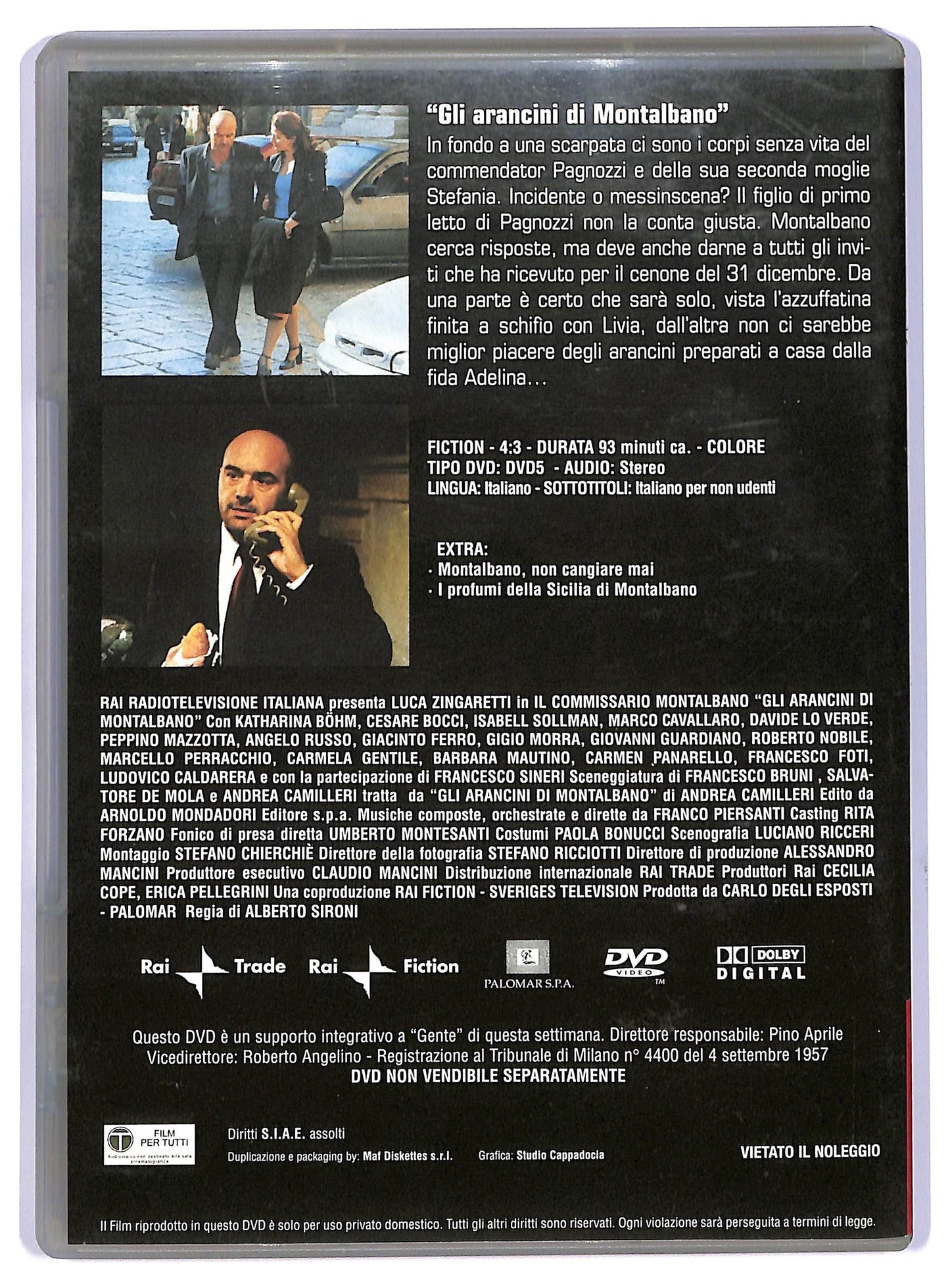 EBOND Il com. Montalbano Gli arancini di Montalbano vol.12 EDITORIALE DVD D736713