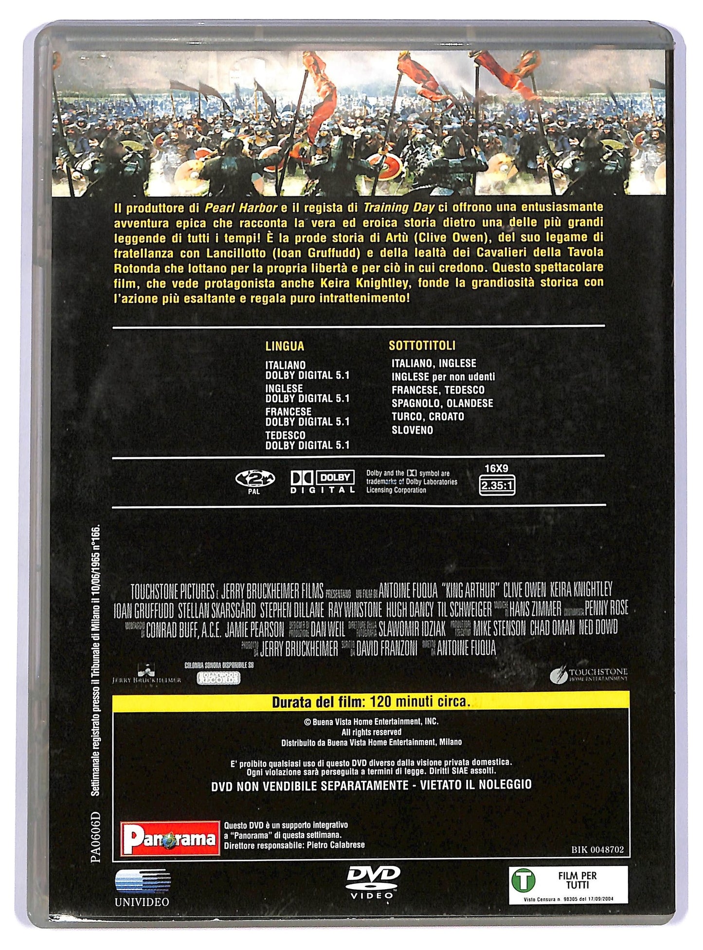 EBOND King Arthur EDITORIALE DVD D736919