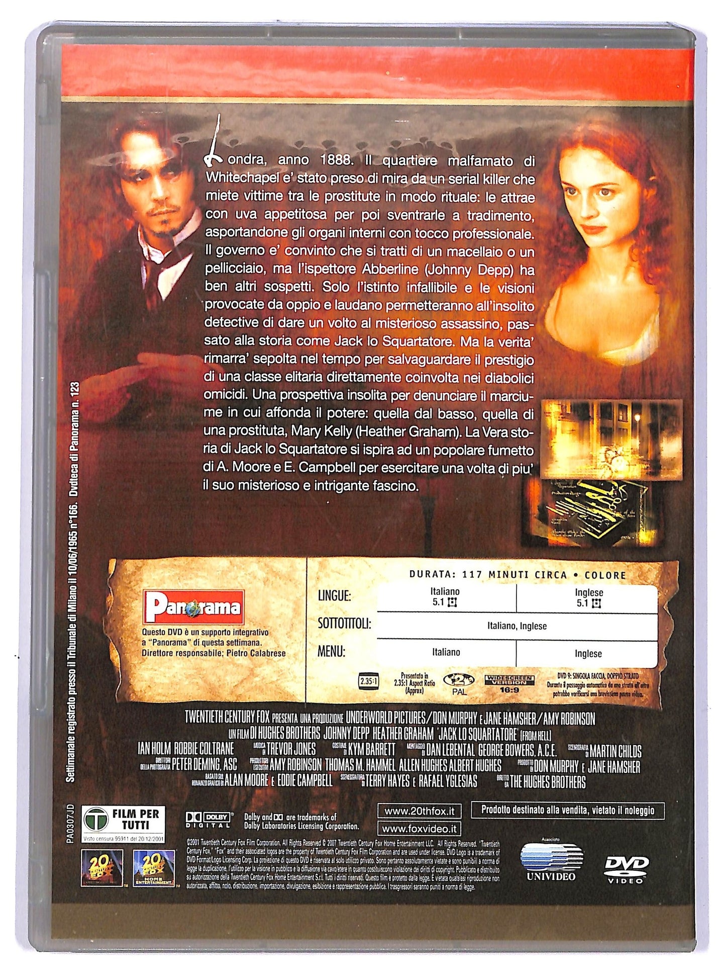 EBOND La Vera Storia Di Jack Lo Squartatore EDITORIALE DVD D736940