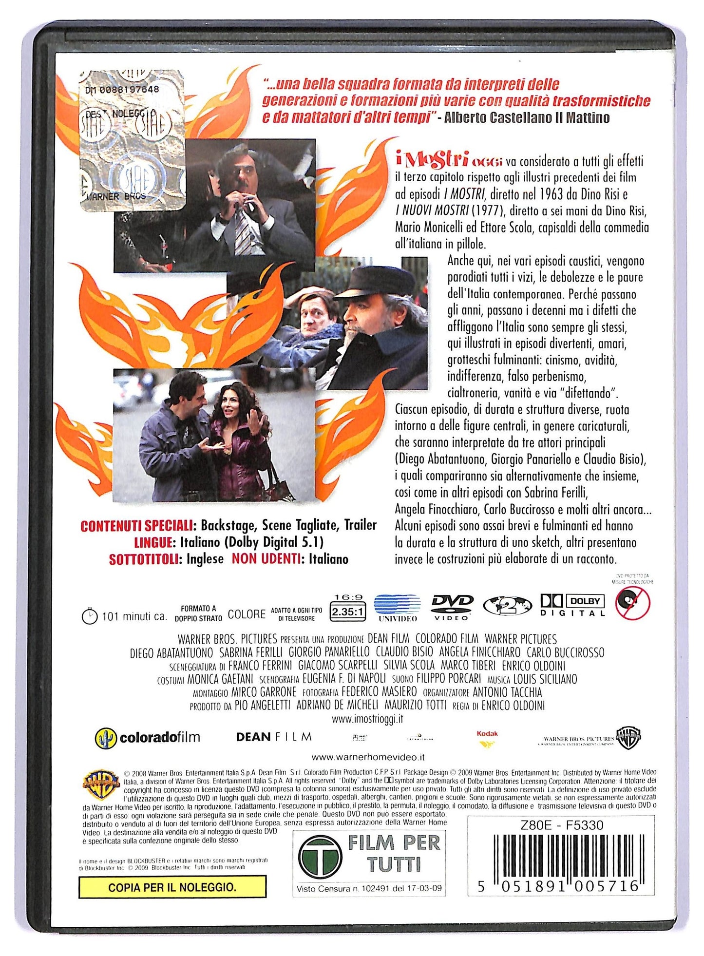 EBOND I mostri oggi NOLEGGIO DVD D736944
