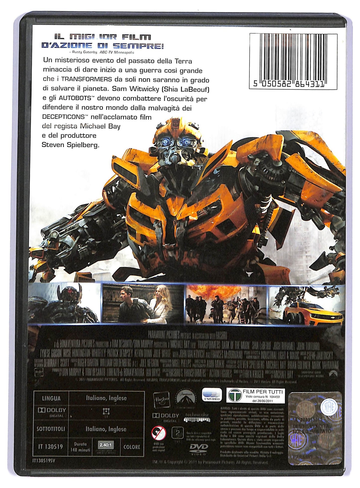 EBOND Transformers 3 DVD D737027