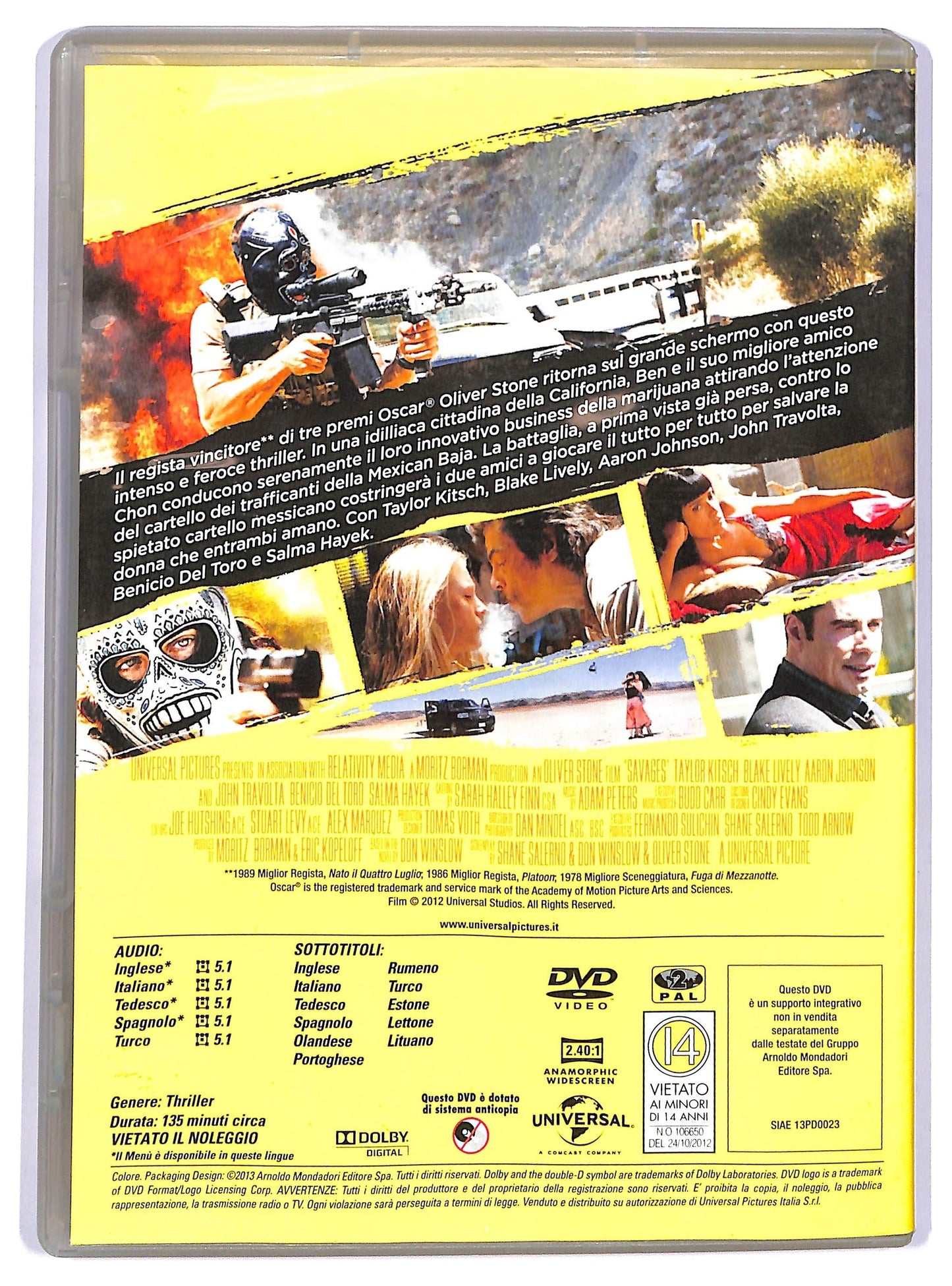 EBOND Le Belve (2012) Versione Estesa DVD Editoriale D737063