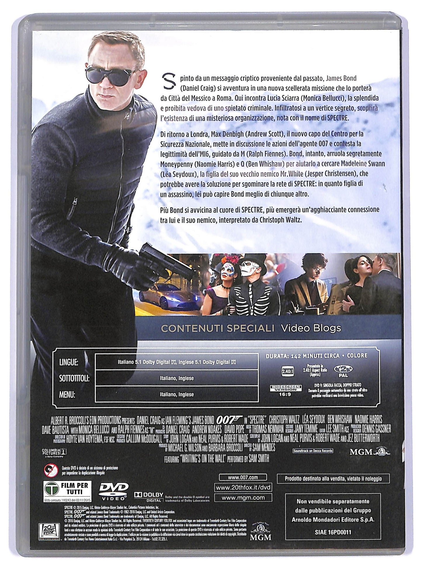 EBOND 007 - Spectre EDITORIALE DVD D737132