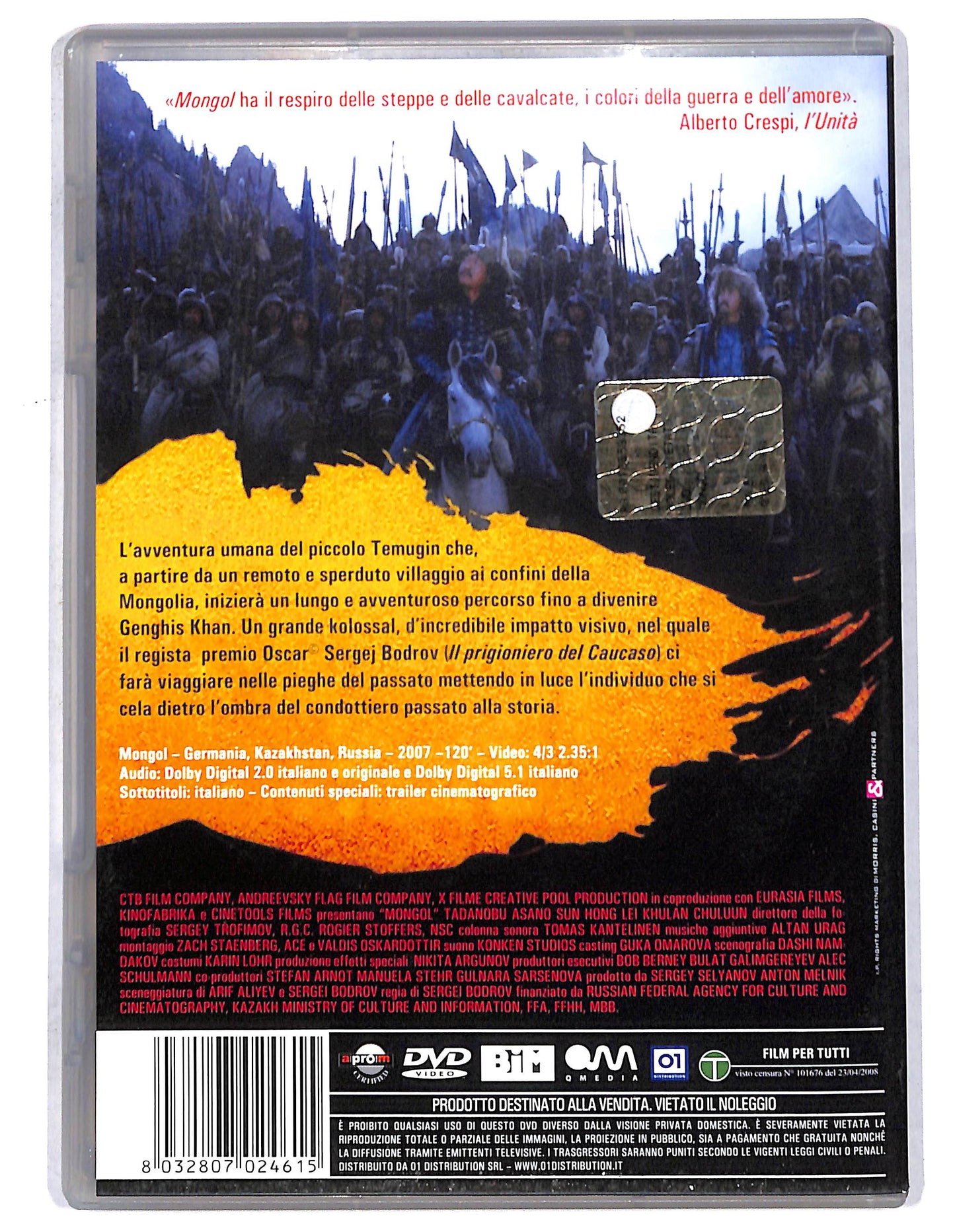 EBOND Mongol La vera storia di Genghis Khan DVD D737222