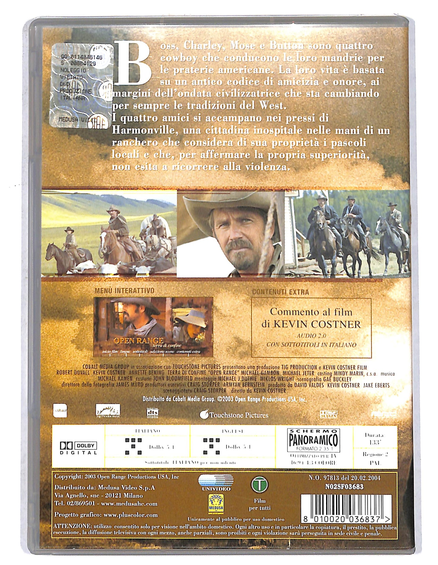 EBOND Open Range Terra Di Confine DVD Easy Collection D737319