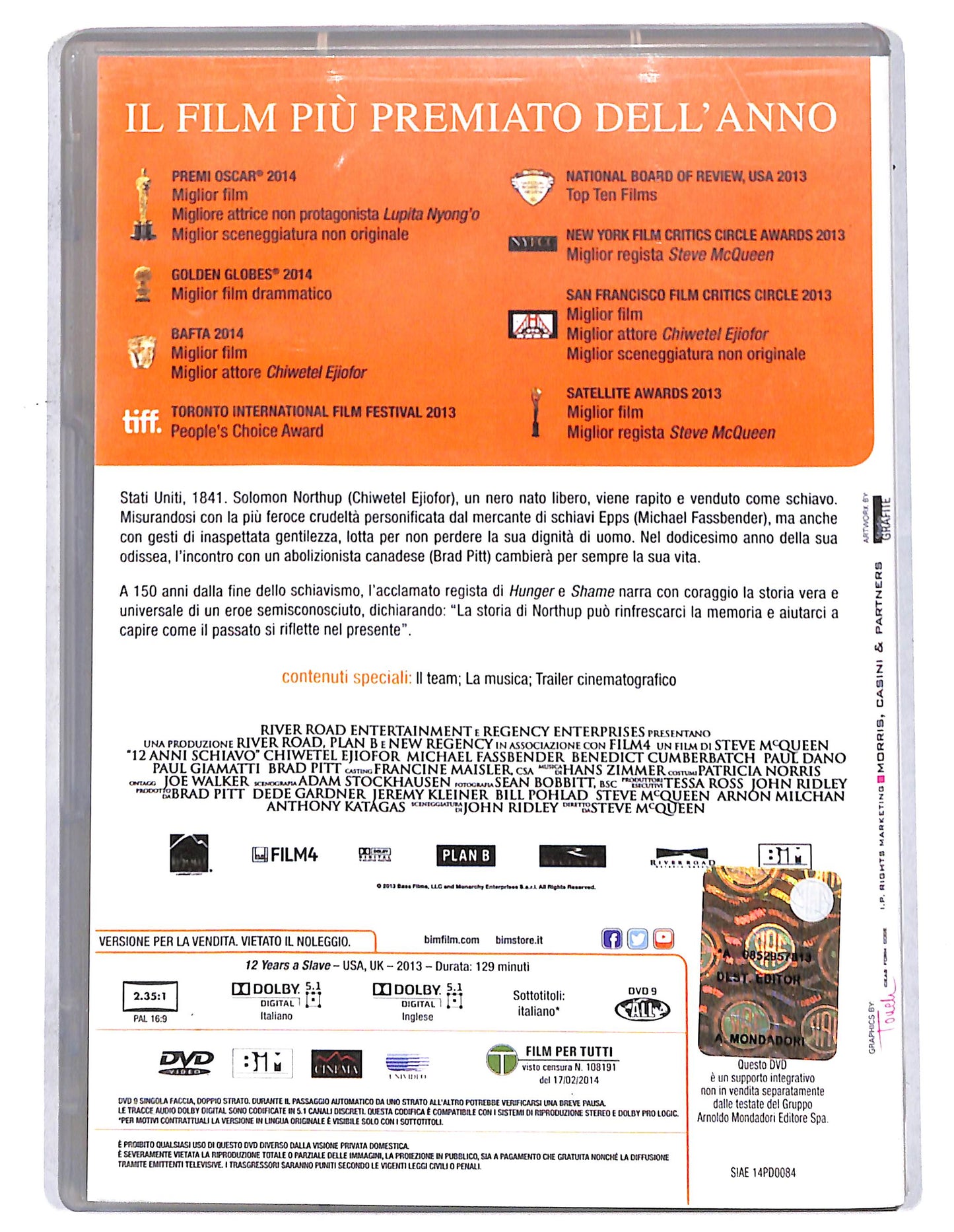 EBOND 12 anni schiavo DVD D737419