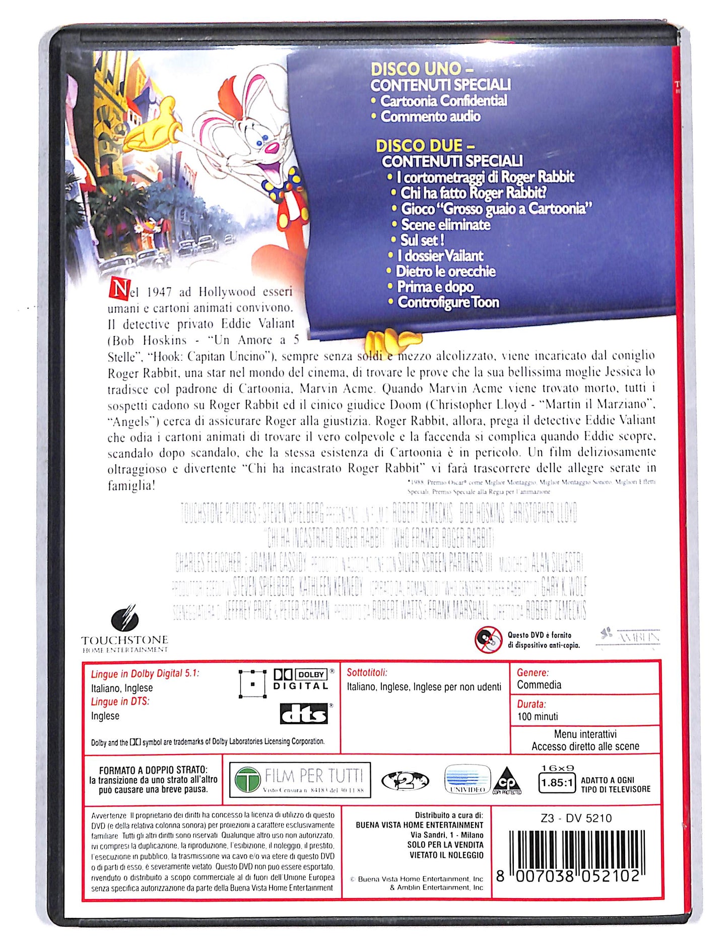 EBOND chi ha incastrato roger rabbit DVD D737430