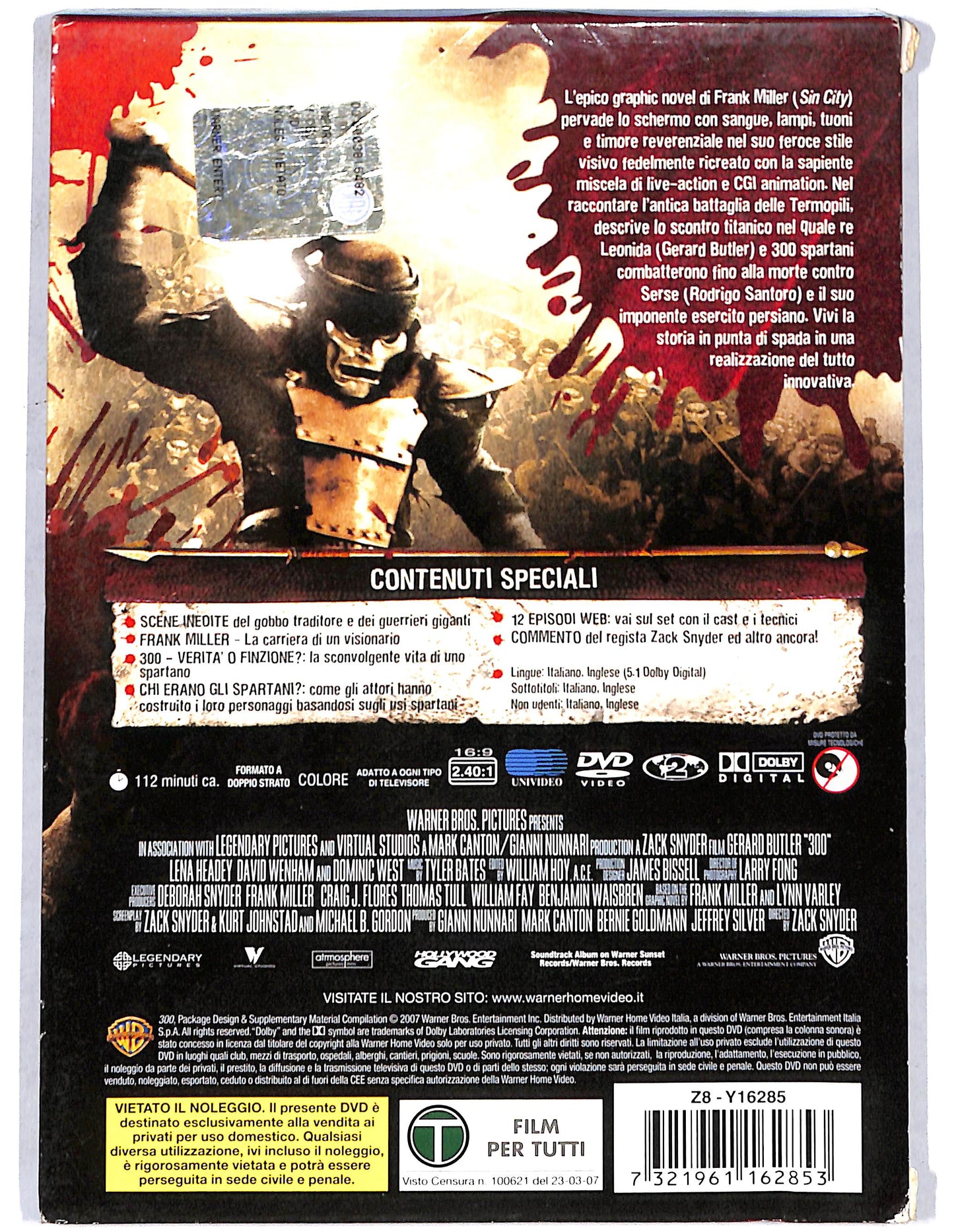 EBOND trecento - 300 Edizione Speciale 2 dischi DVD D737433