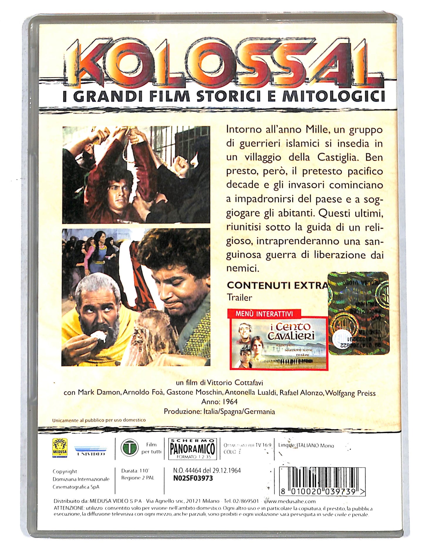 EBOND I cento cavalieri DVD D737642