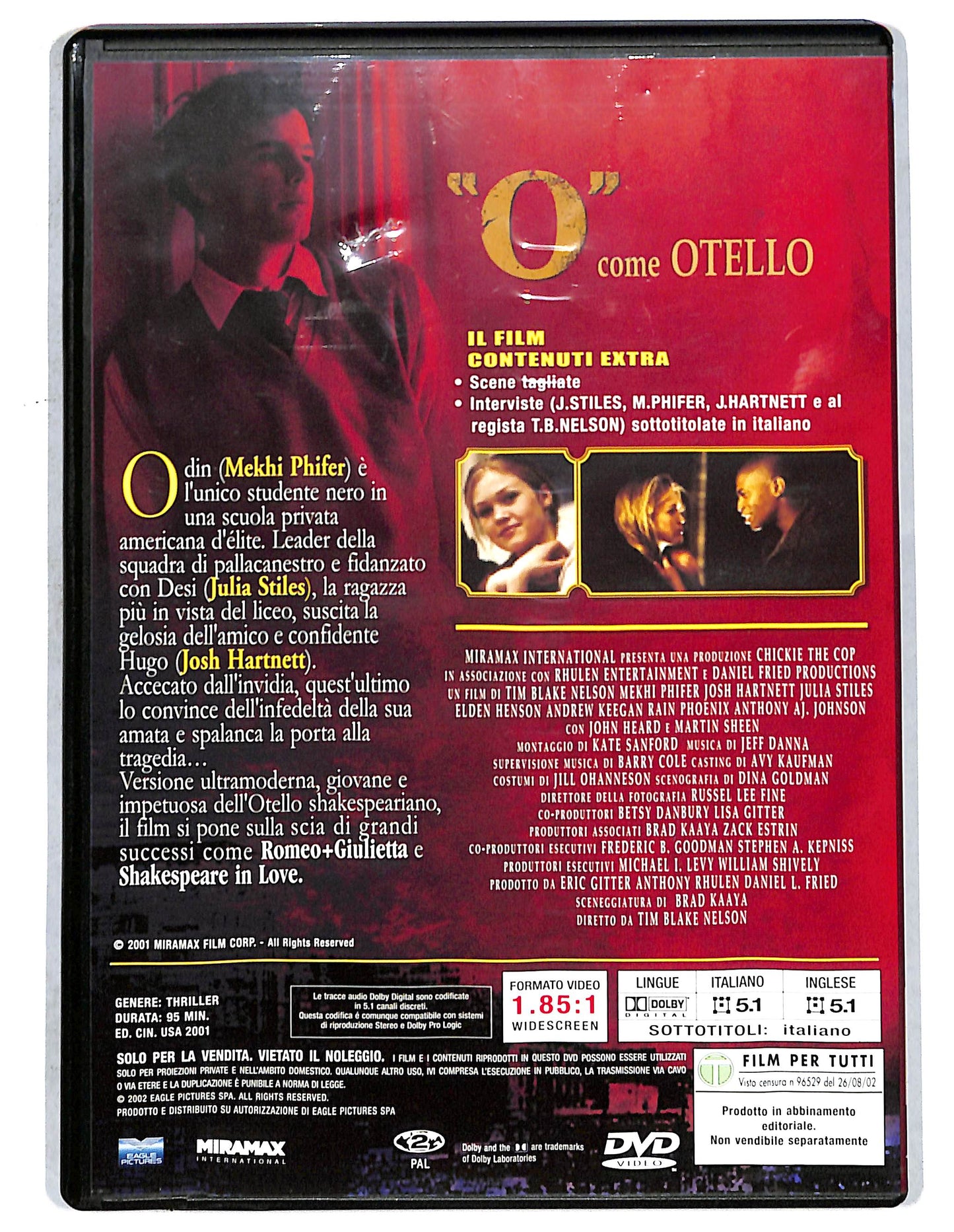 EBOND O come Otello DVD EDITORIALE D737703