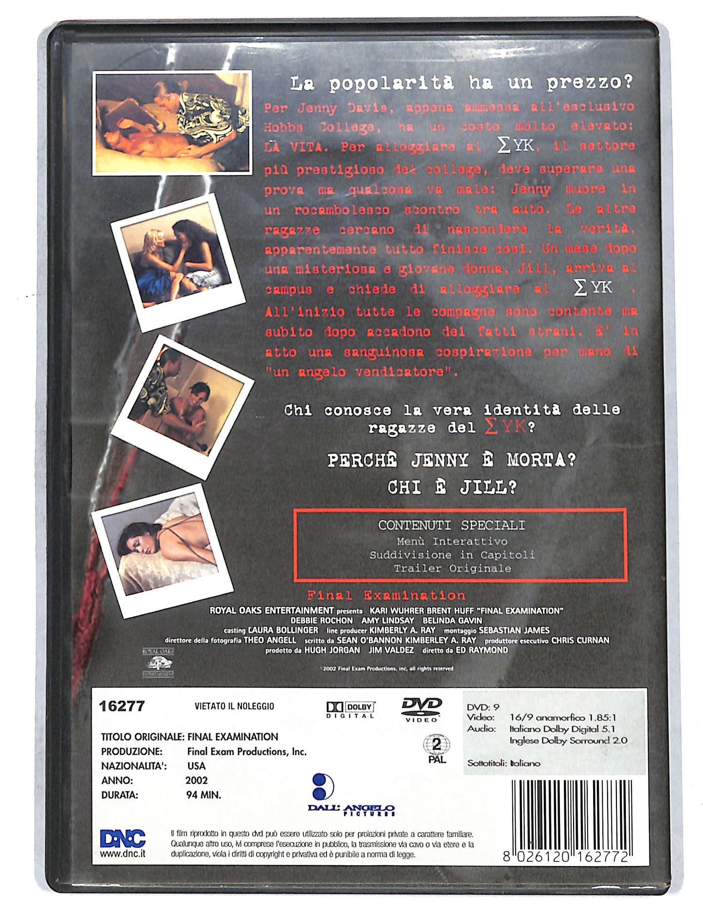 EBOND final examination DVD D737727