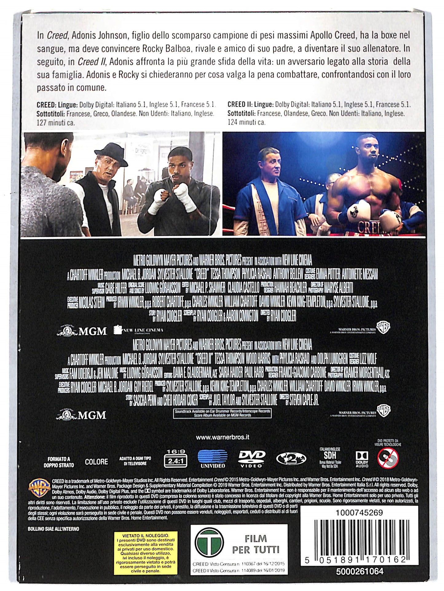 EBOND Creed 1+2 Box 2 DVD D737821