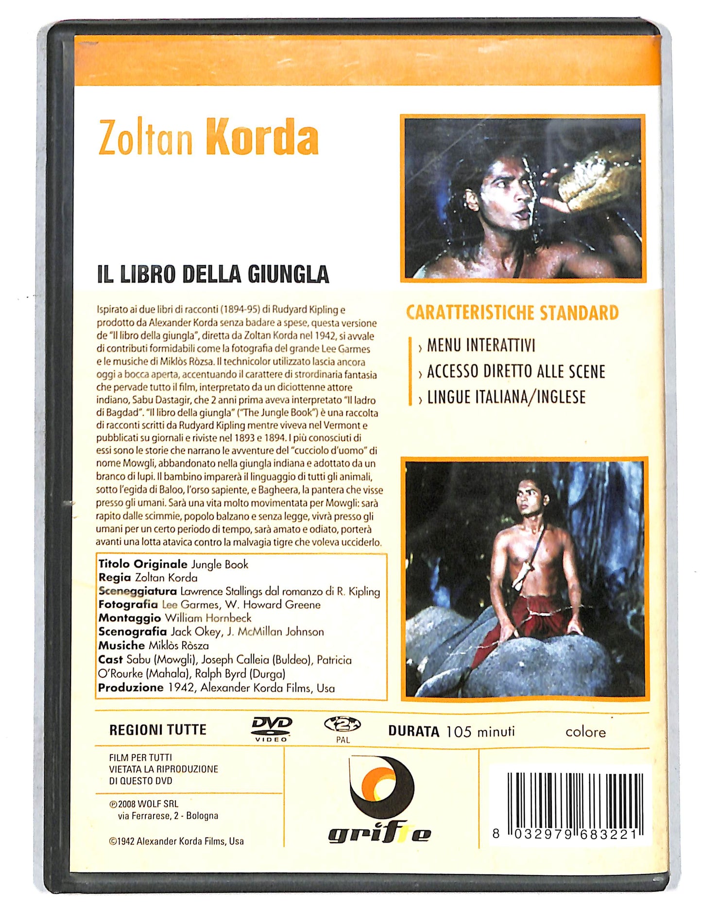 EBOND Il Libro Della Giungla (1942) DVD D737827