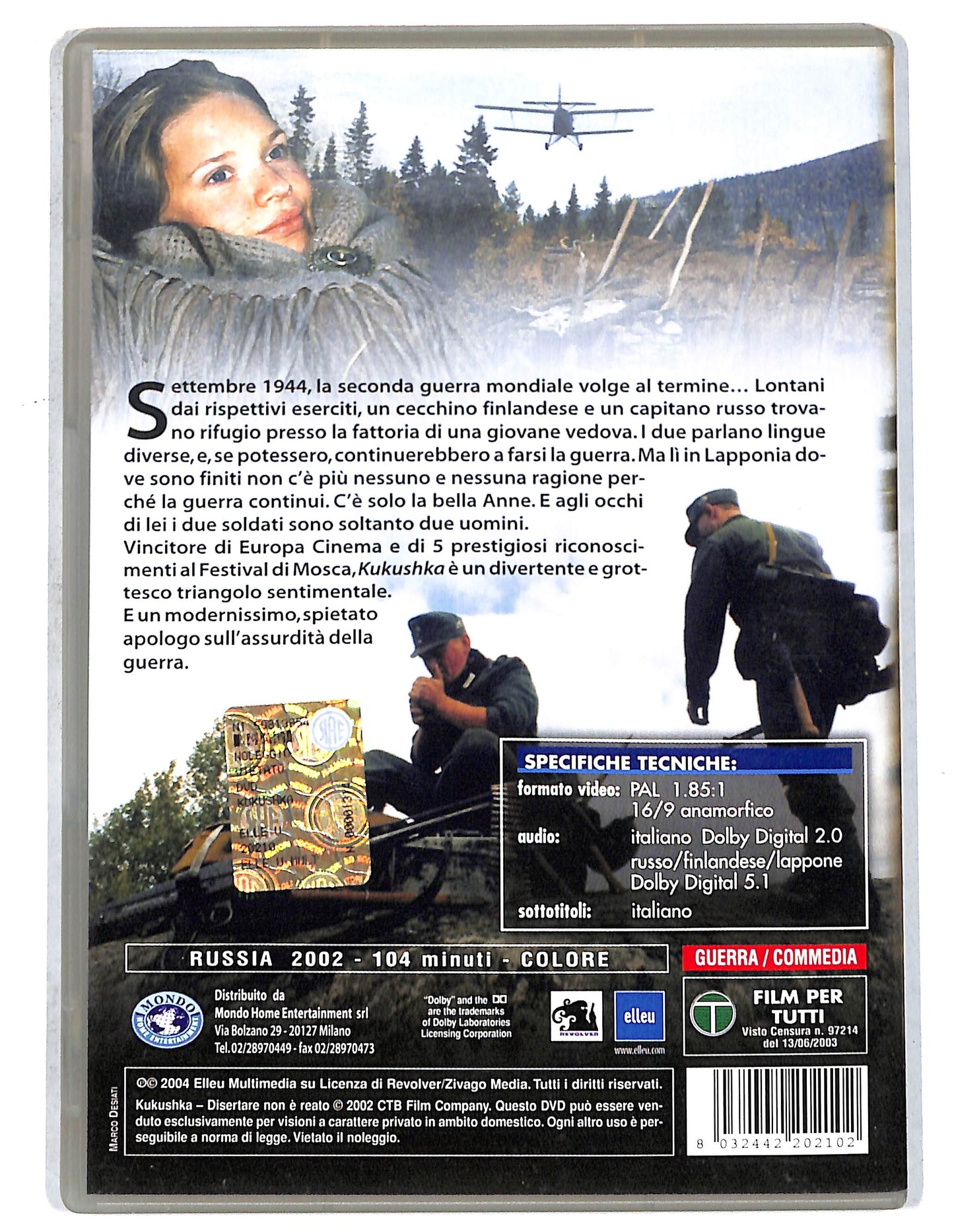 EBOND Kukushka - Disertare non e un reato DVD D737844