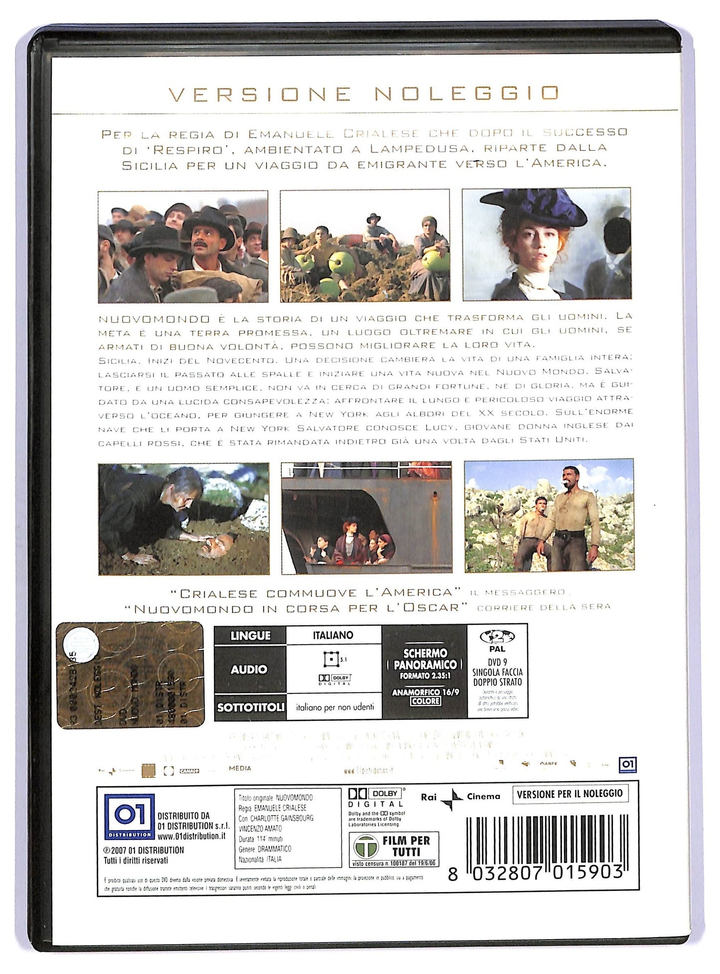 EBOND Nuovomondo NOLEGGIO DVD D738035