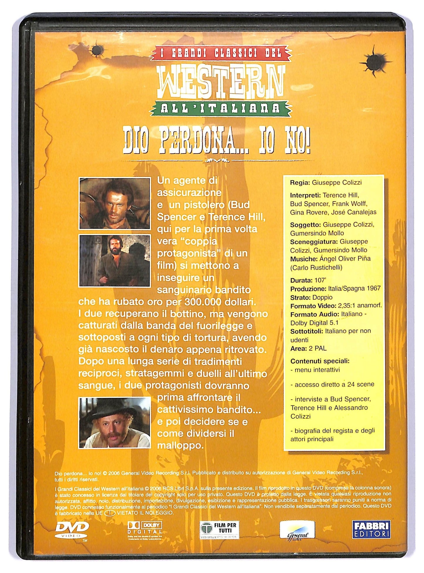 EBOND Dio perdona... io no! EDITORIALE DVD D738038