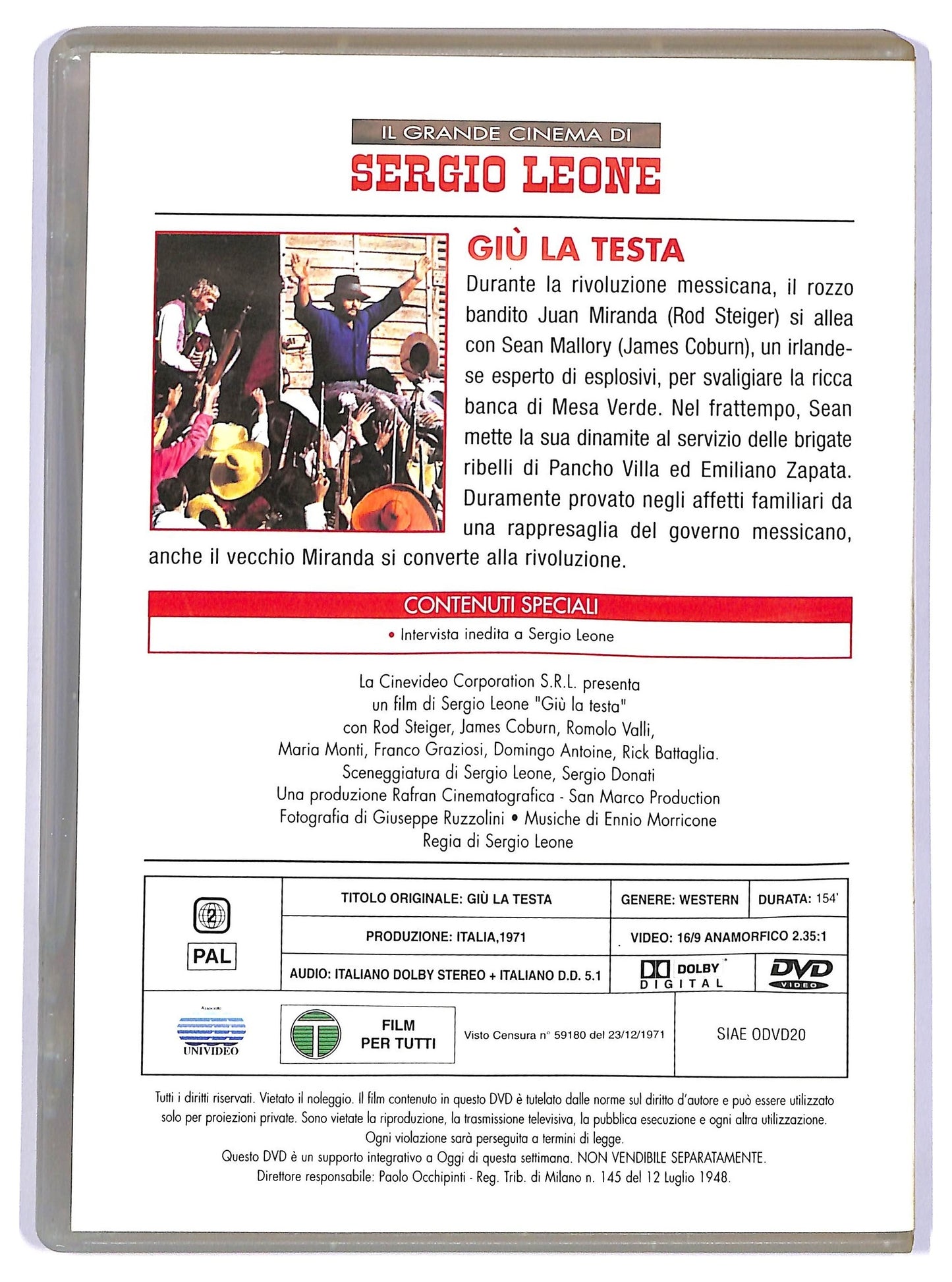 EBOND Giu la testa EDITORIALE DVD D738042
