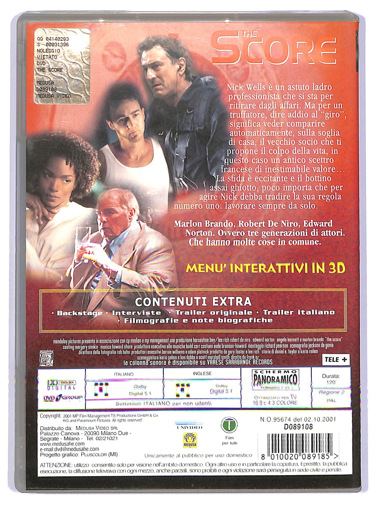 EBOND The score DVD D738050