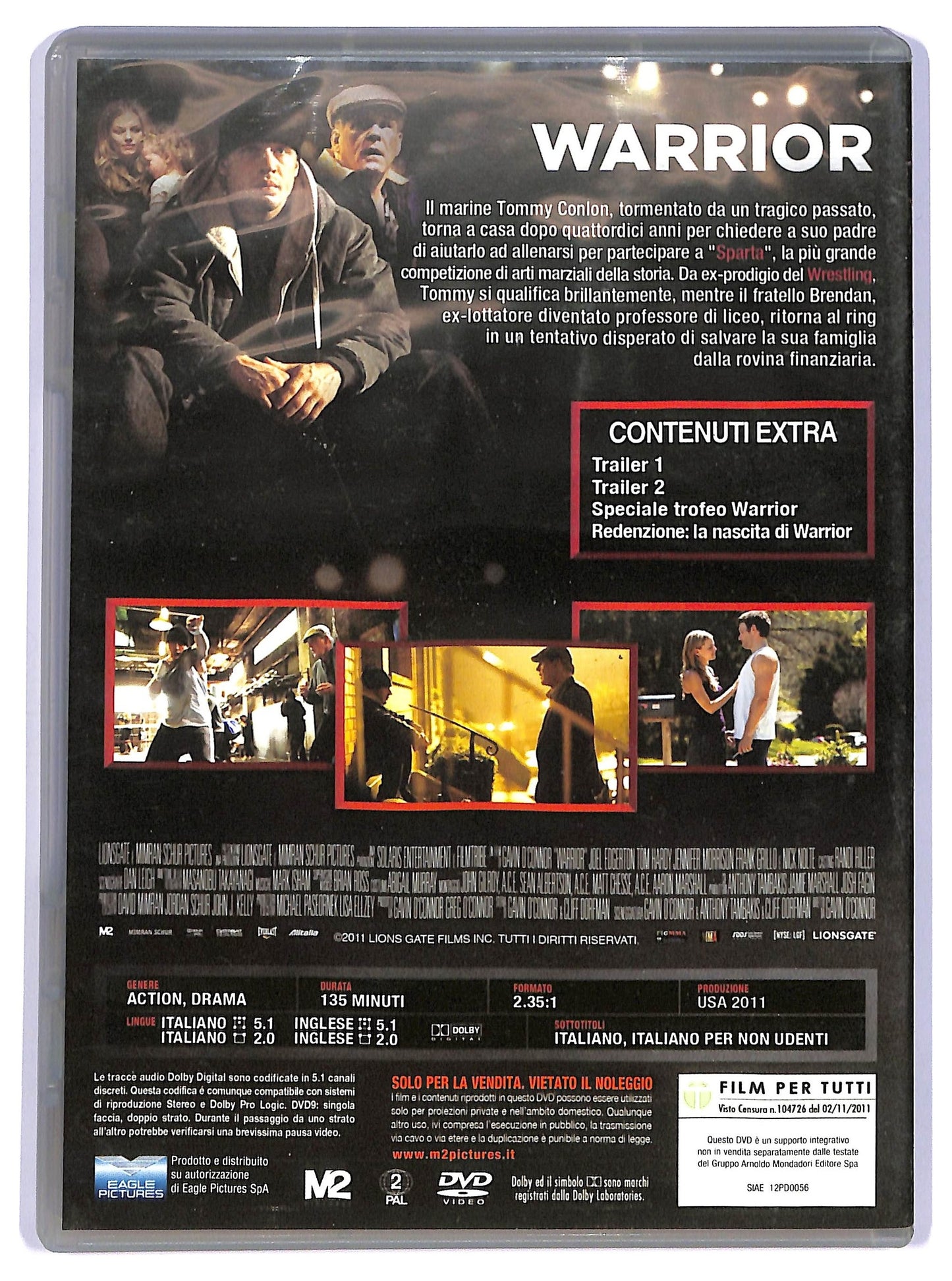 EBOND Warrior EDITORIALE DVD D738060