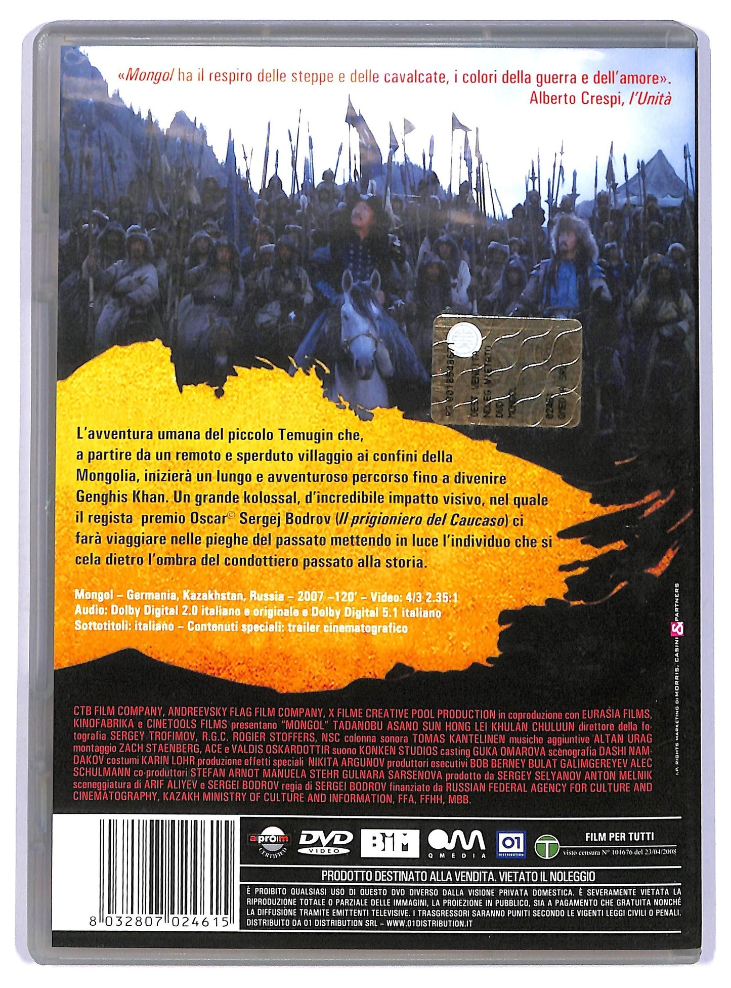 EBOND Mongol La vera storia di Genghis Khan DVD D738127