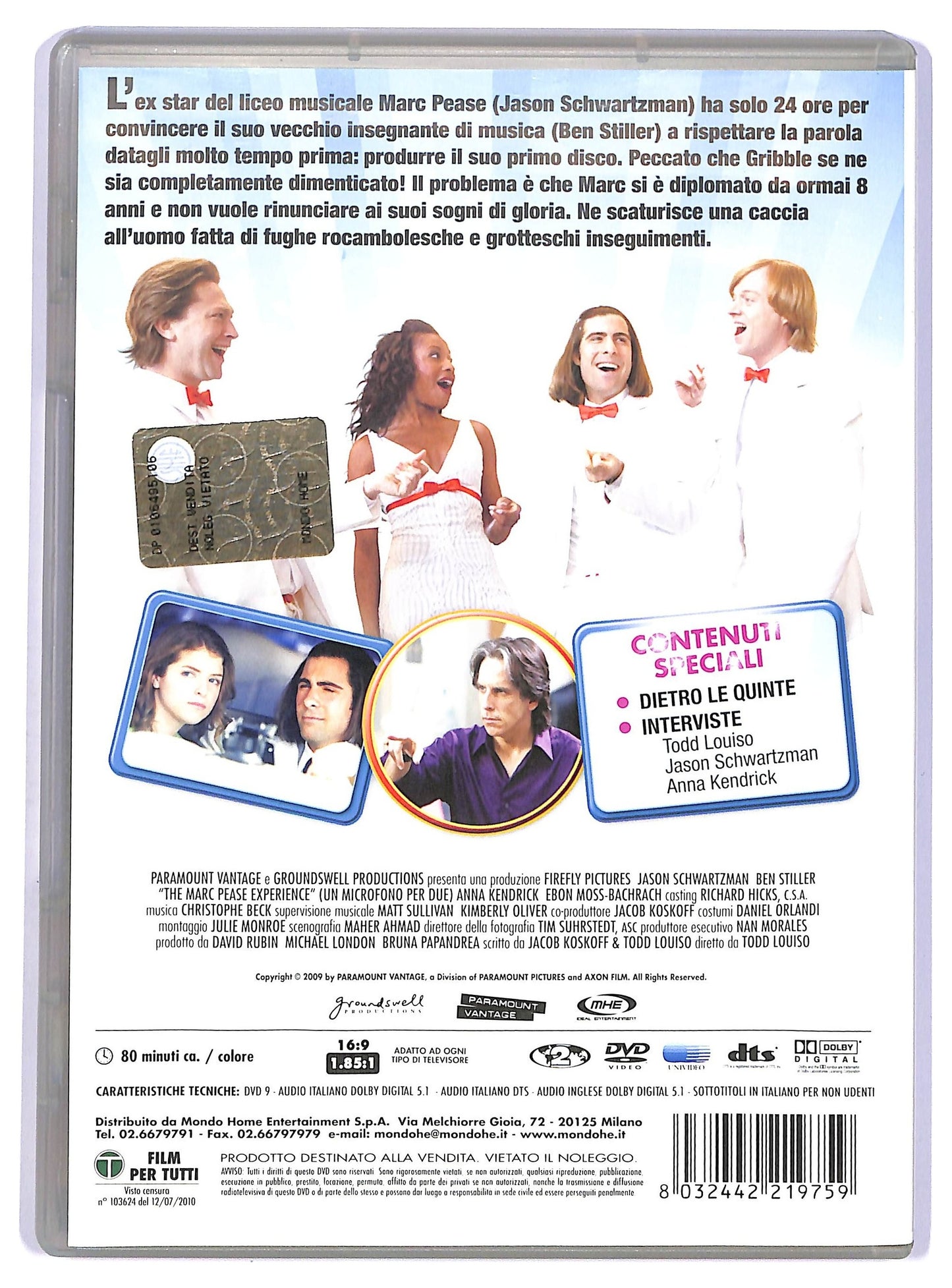 EBOND Un microfono per due DVD D738228