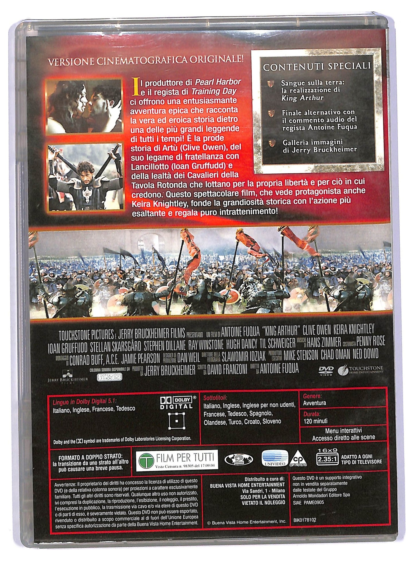 EBOND King Arthur EDITORIALE DVD D738230