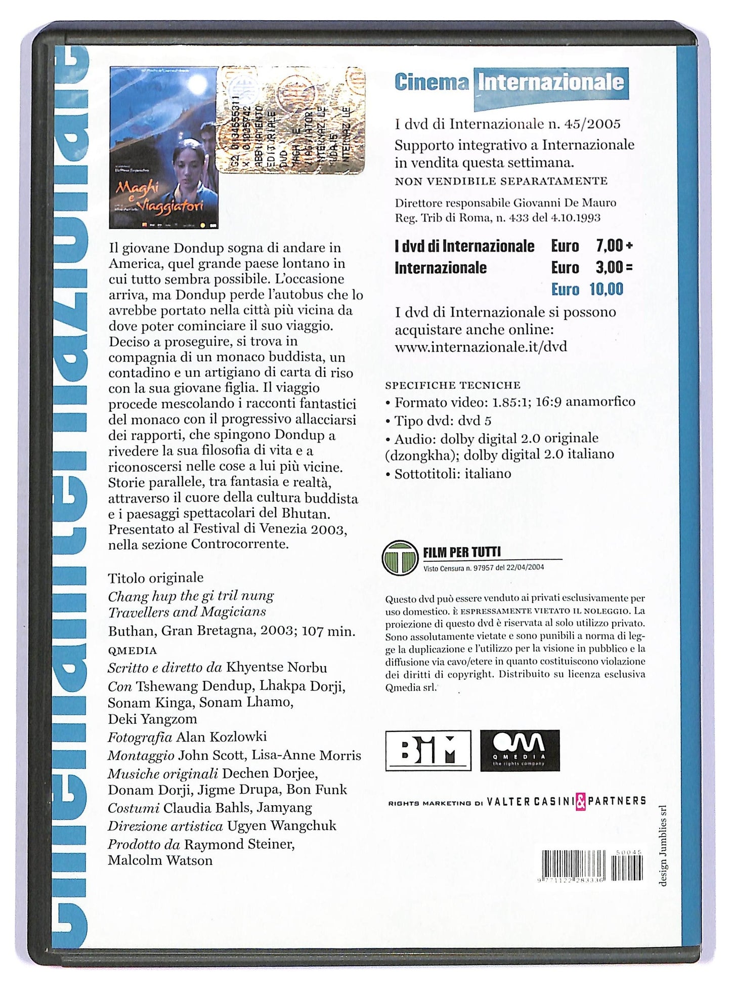 EBOND Cinema Internazionale - Maghi e viaggiatori EDITORIALE DVD D738241