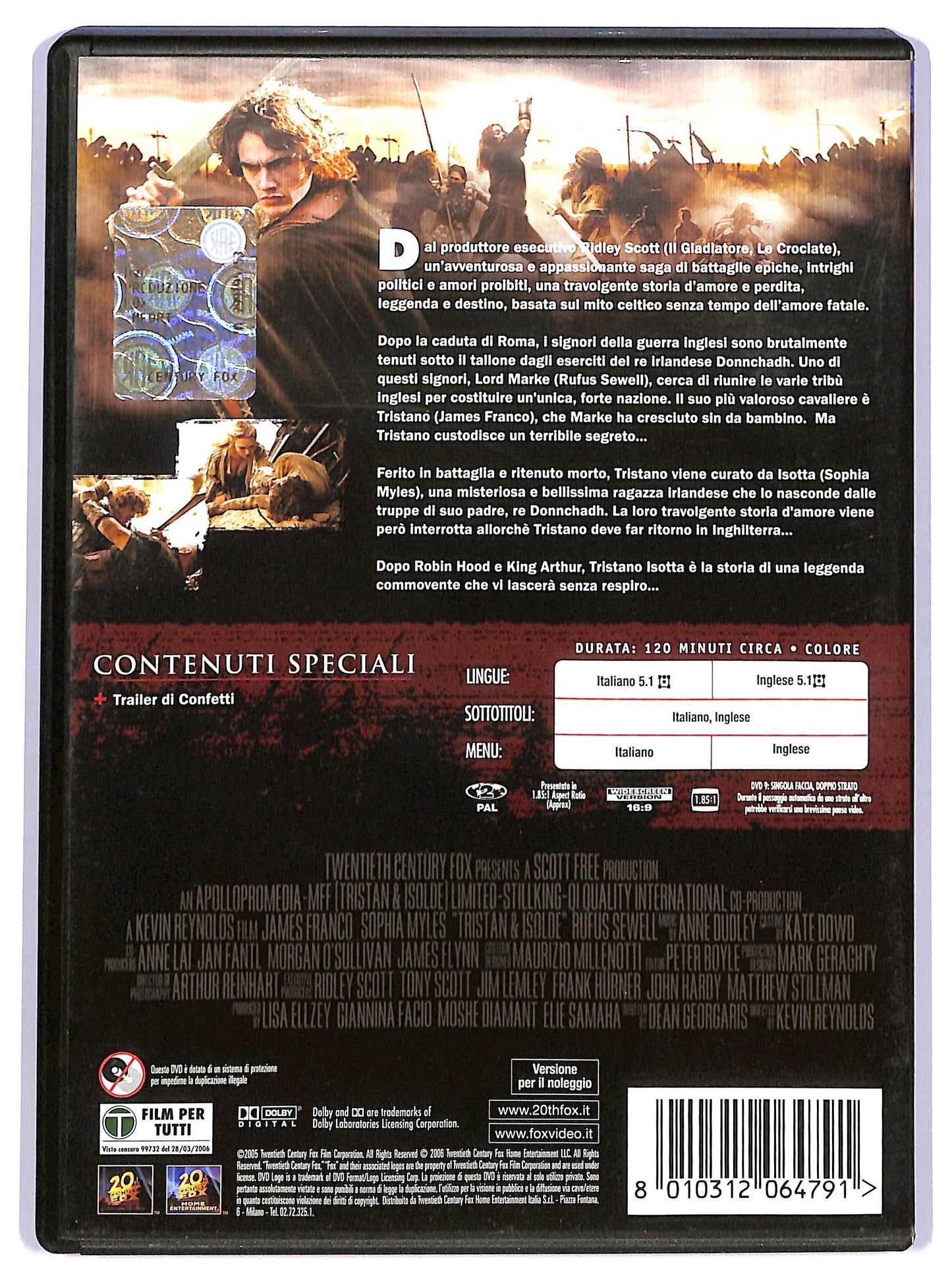 EBOND Tristano E Isotta DVD D738317