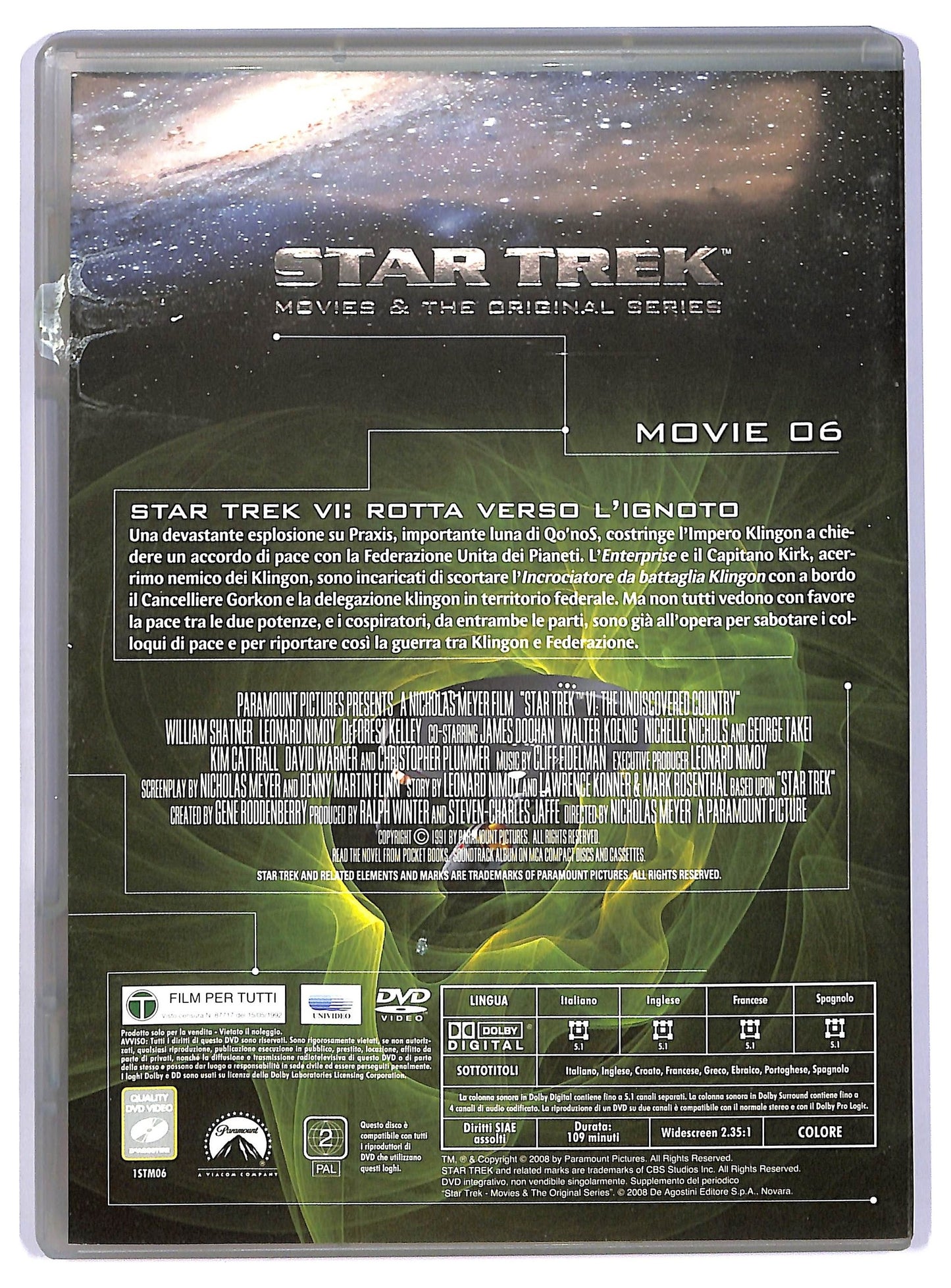 EBOND Star Trek - Rotta verso l'ignoto 06 EDITORIALE DVD D738333