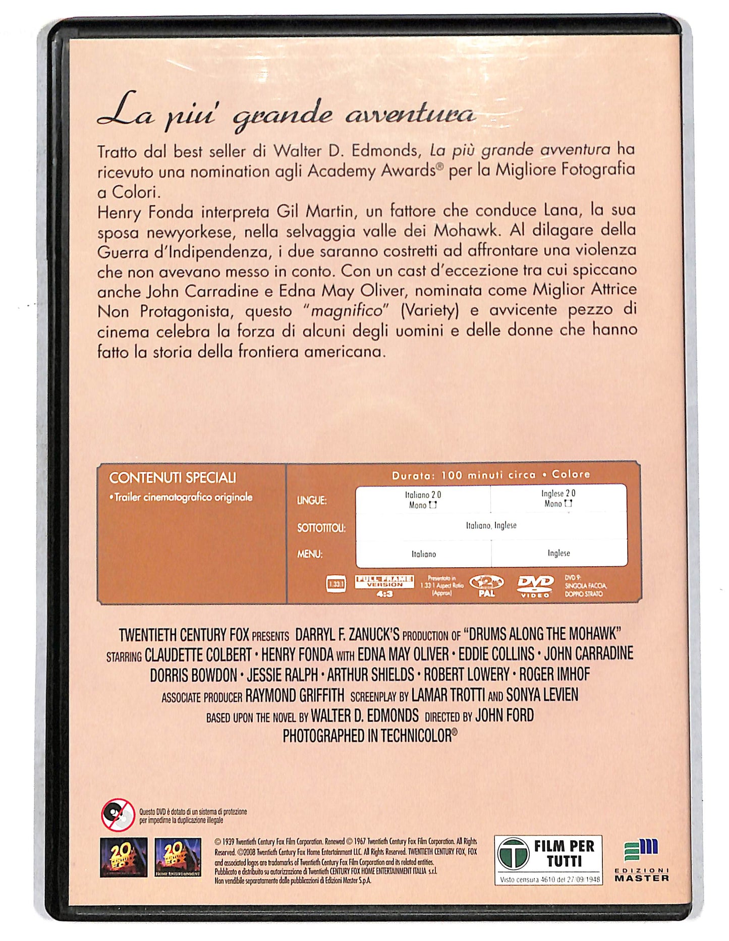EBOND La piu grande avventura  EDITORIALE DVD D738434