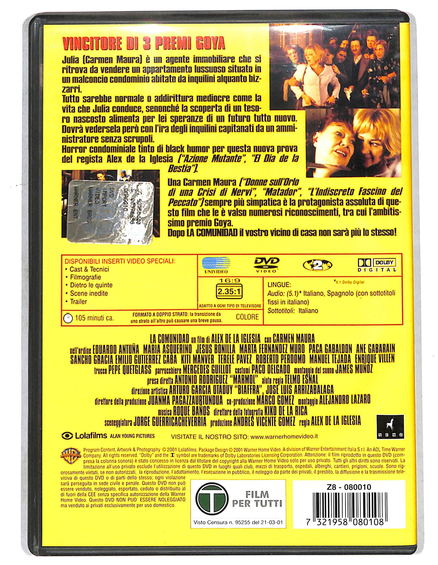 EBOND La comunidad - intrigo all'ultimo piano DVD D738509