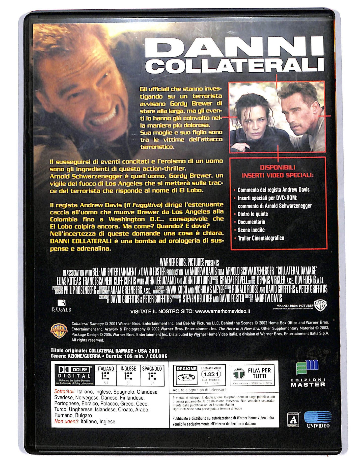 EBOND Danni collaterali EDITORIALE DVD D738659