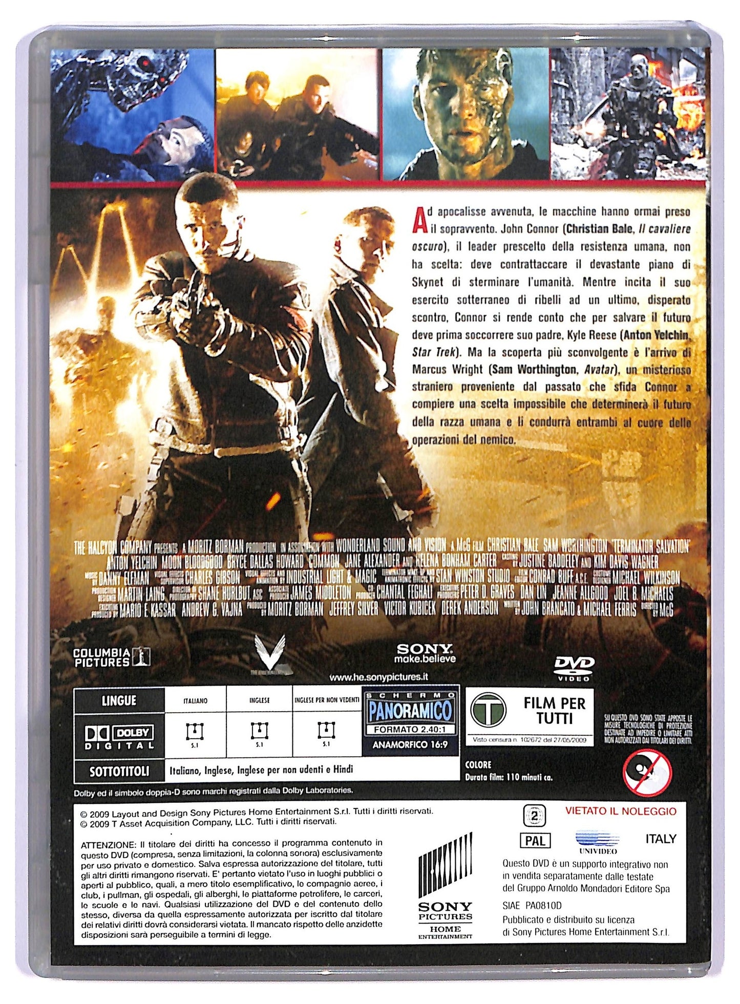 EBOND Terminator Salvation EDITORIALE DVD D738746