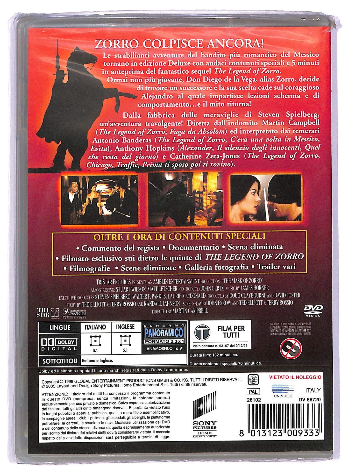 EBOND la maschera di zorro - deluxe edition DVD D738818