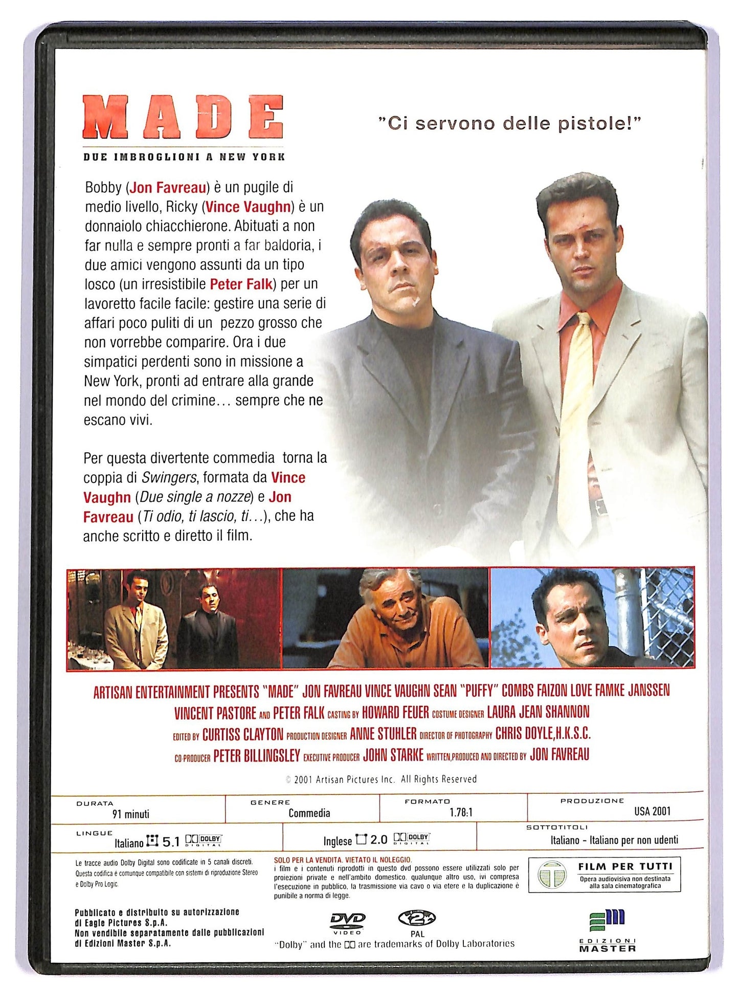 EBOND Made - Due imbroglioni a New York DVD EDITORIALE D738852