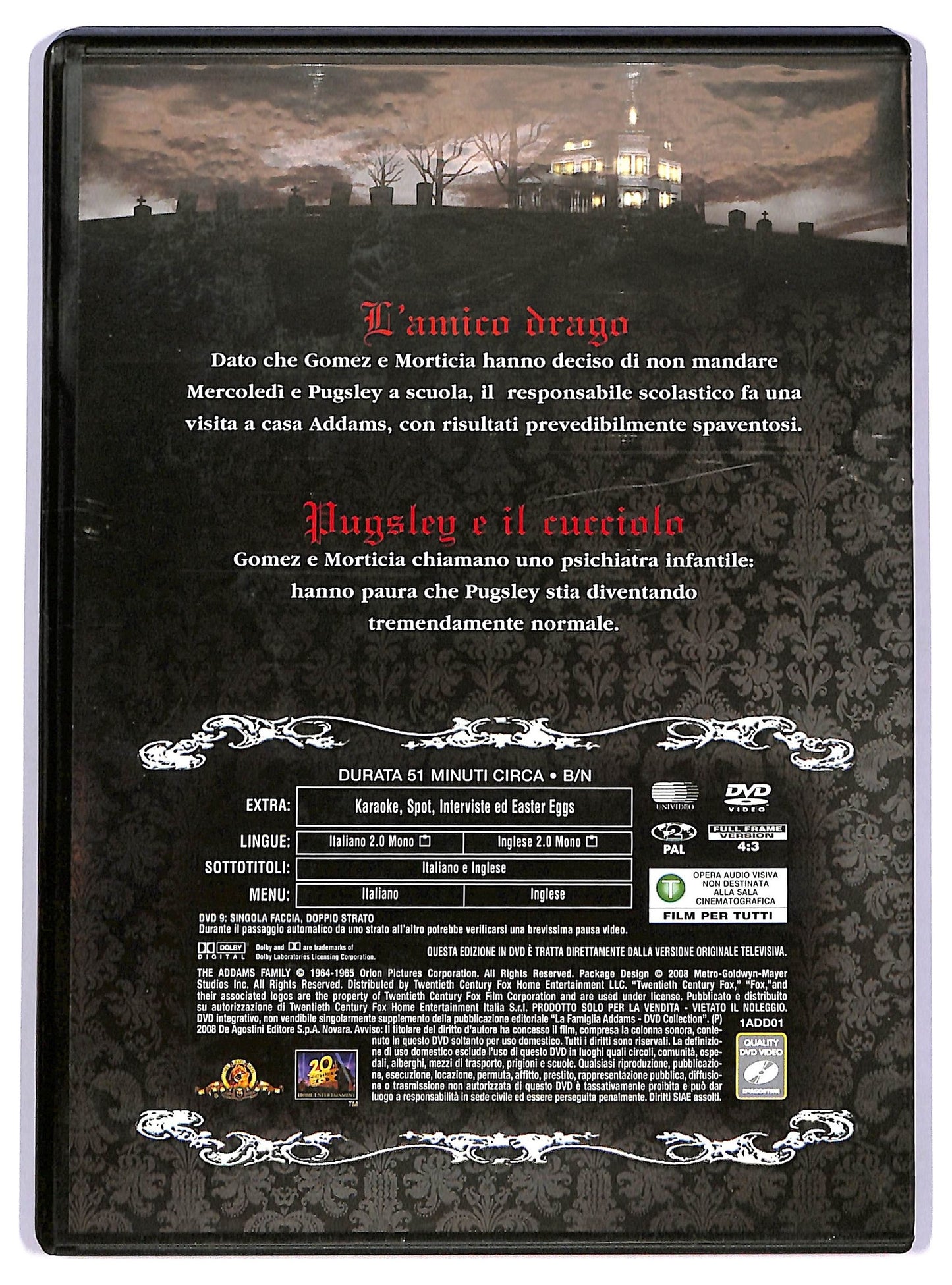 EBOND La Famiglia Addams episodi 1-2 EDITORIALE DVD D738924