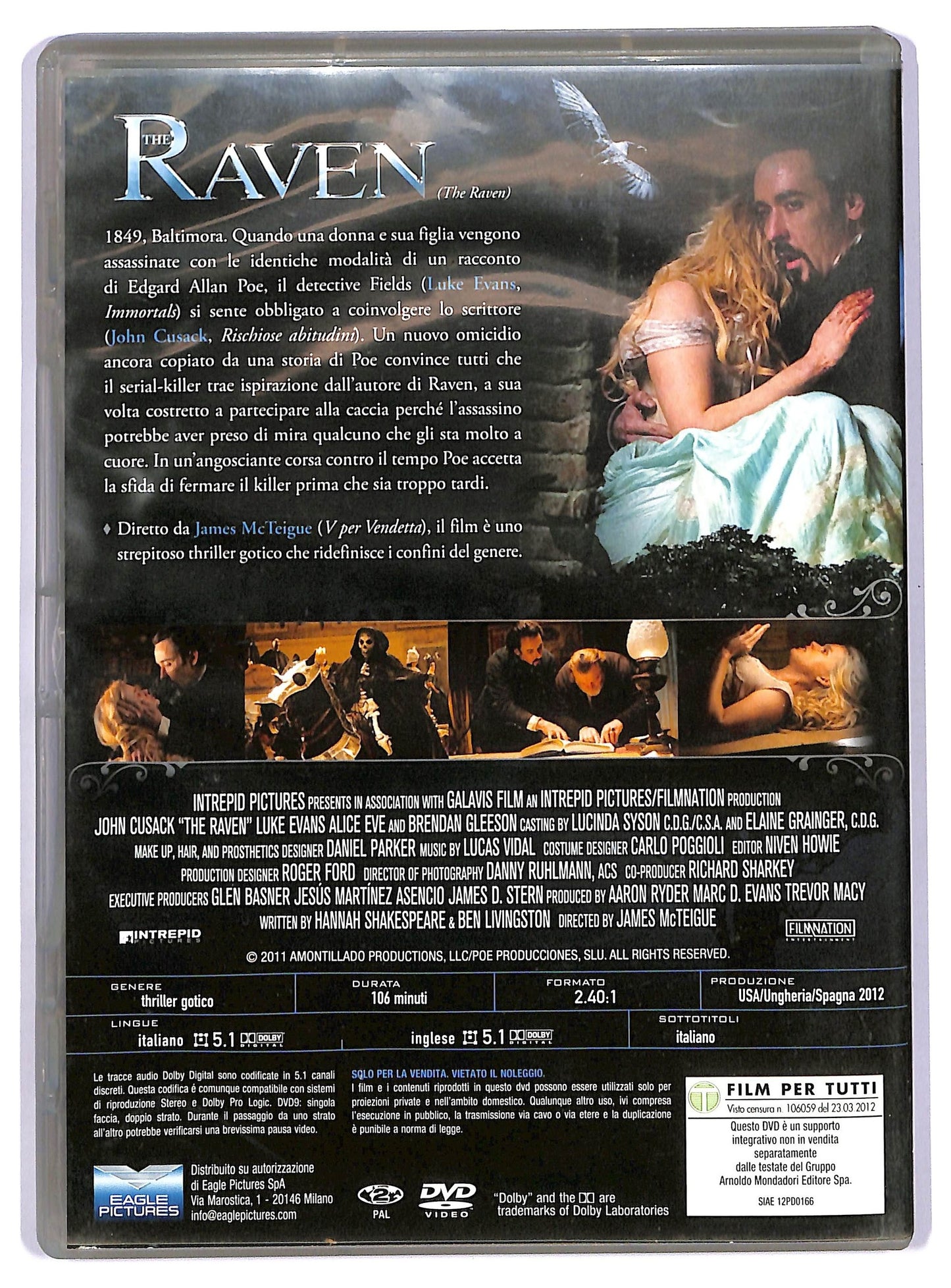 EBOND The Raven EDITORIALE DVD D738932