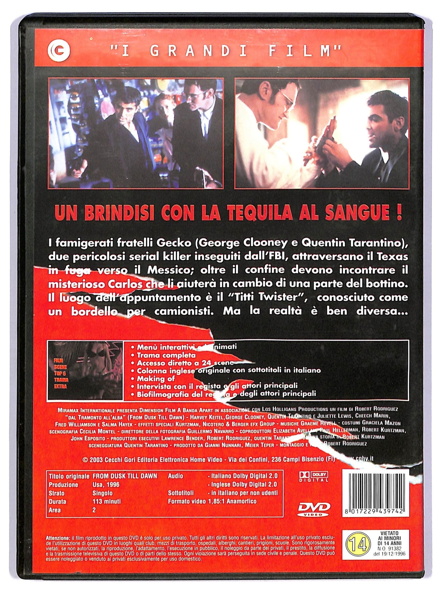 EBOND Dal tramonto all'alba DVD D738940