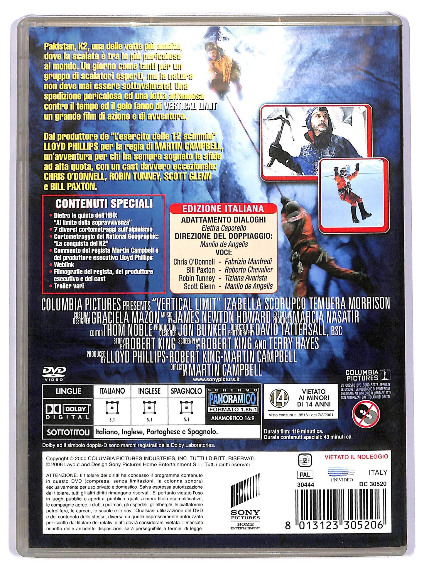 EBOND vertical limit DVD D738946