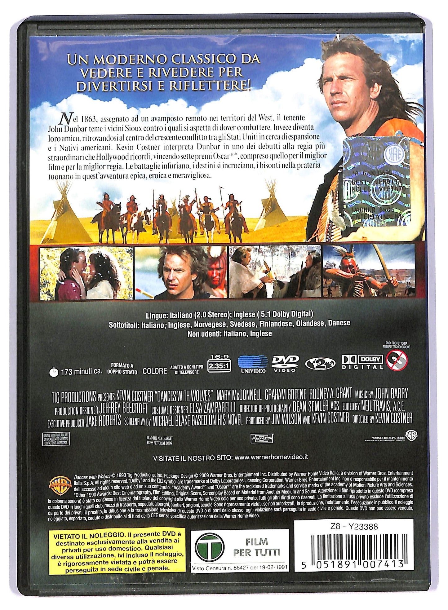 EBOND Balla coi lupi DVD D739123