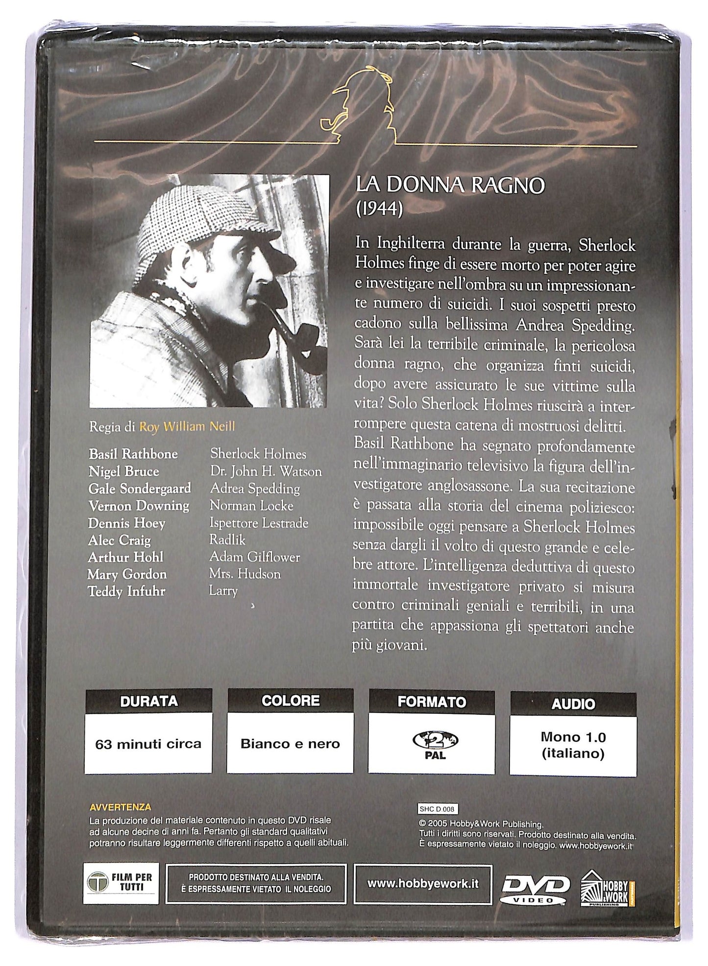 EBOND Sherlock Holmes Collection - La donna ragno vol.8 EDITORIALE DVD D739238