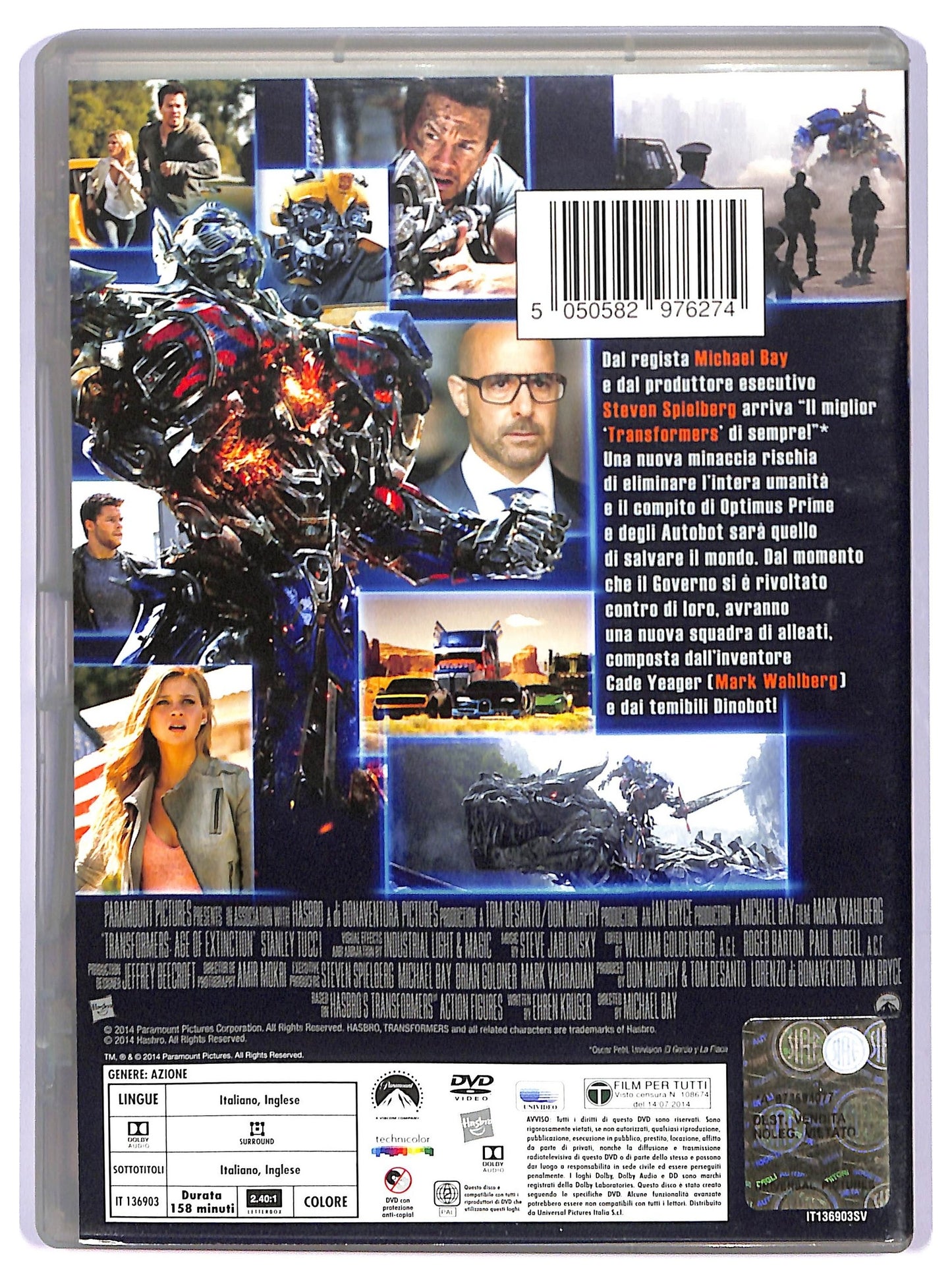 EBOND Transformers 4 L'era Dell'estinzione DVD D739328