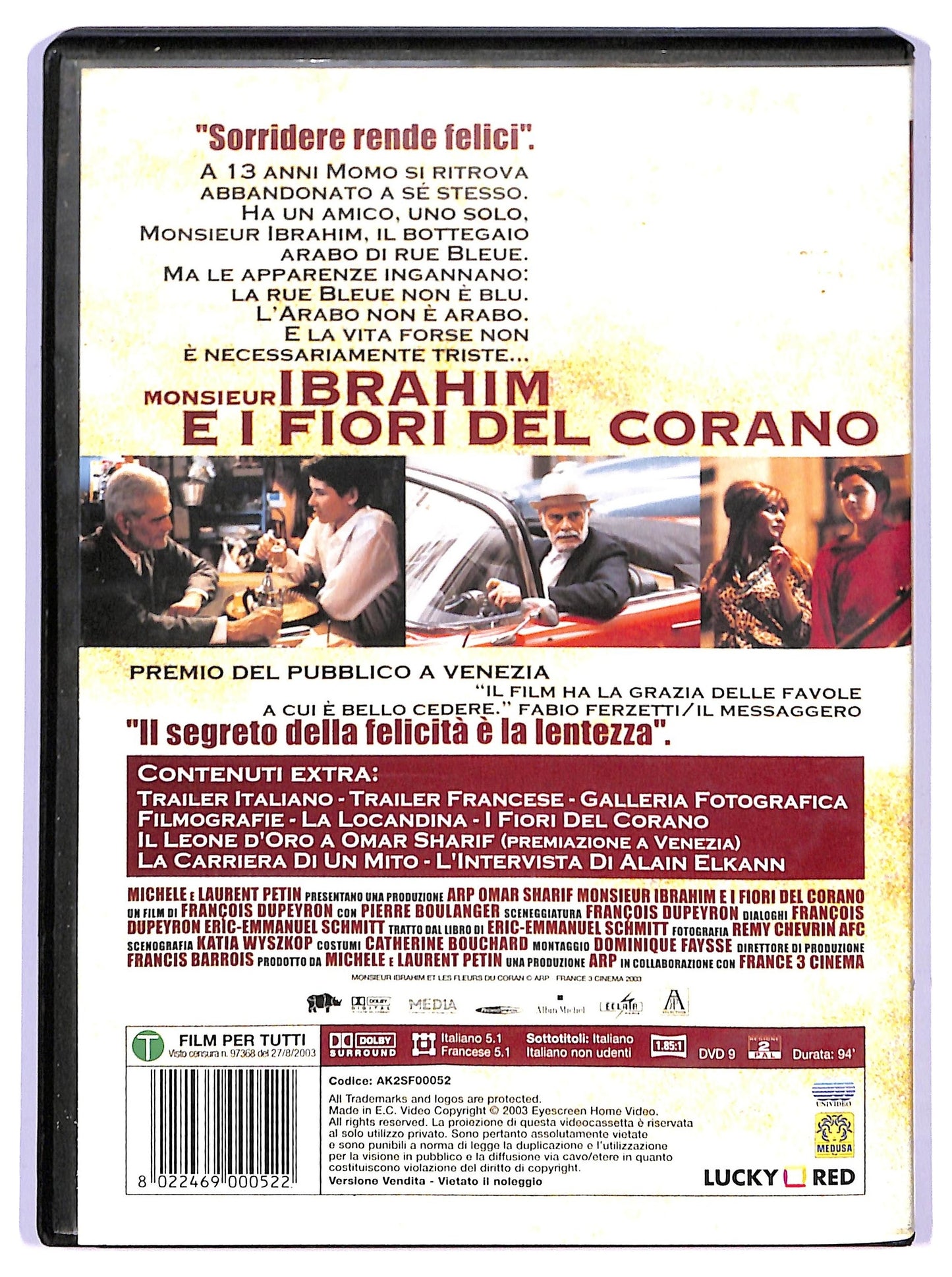 EBOND monsieur ibrahim e i fiori del corano DVD D739335