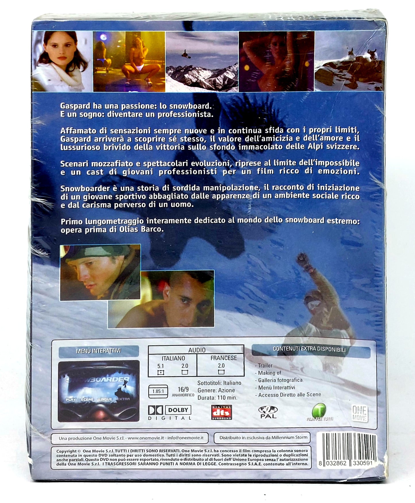 EBOND Snowboarder + Occhiali - Cofanetto COFANETTO DVD D739602