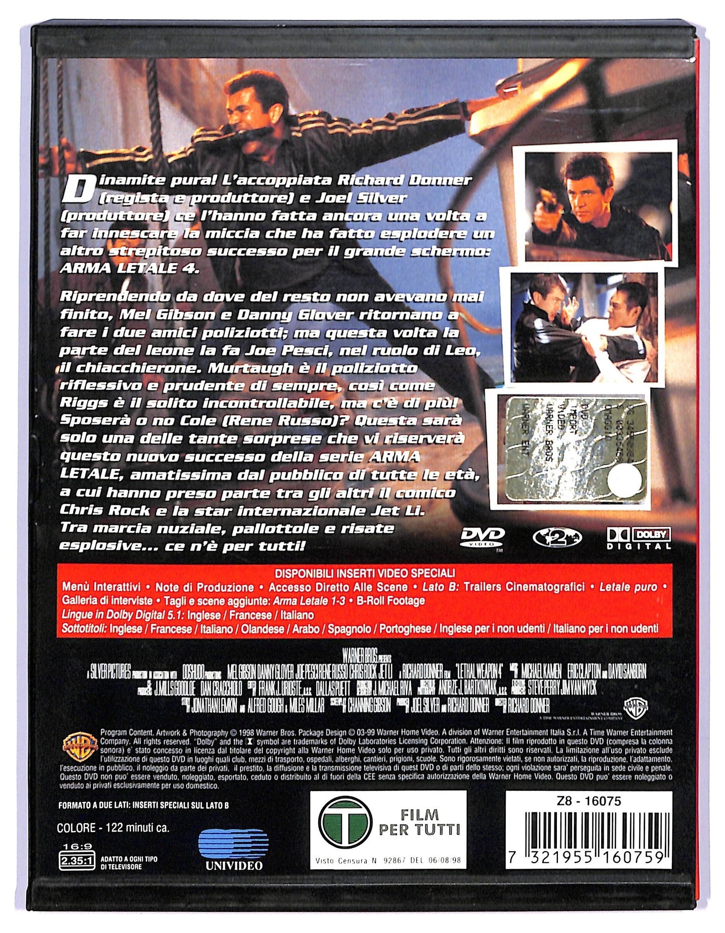 EBOND arma letale 4 SNAPPER DVD D739742